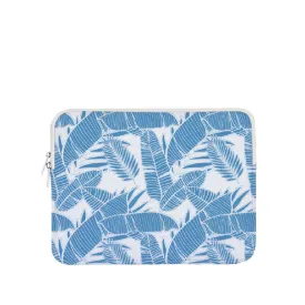 *14in Blue Tropical Laptop Case
