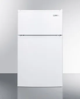 19" Wide Refrigerator-freezer, ADA Compliant