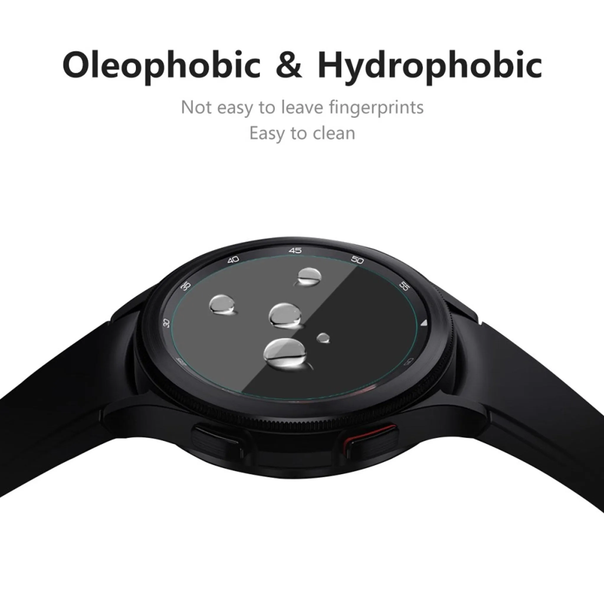 2Pcs HAT PRINCE Samsung Galaxy Watch 4 Classic (46mm) screen protector
