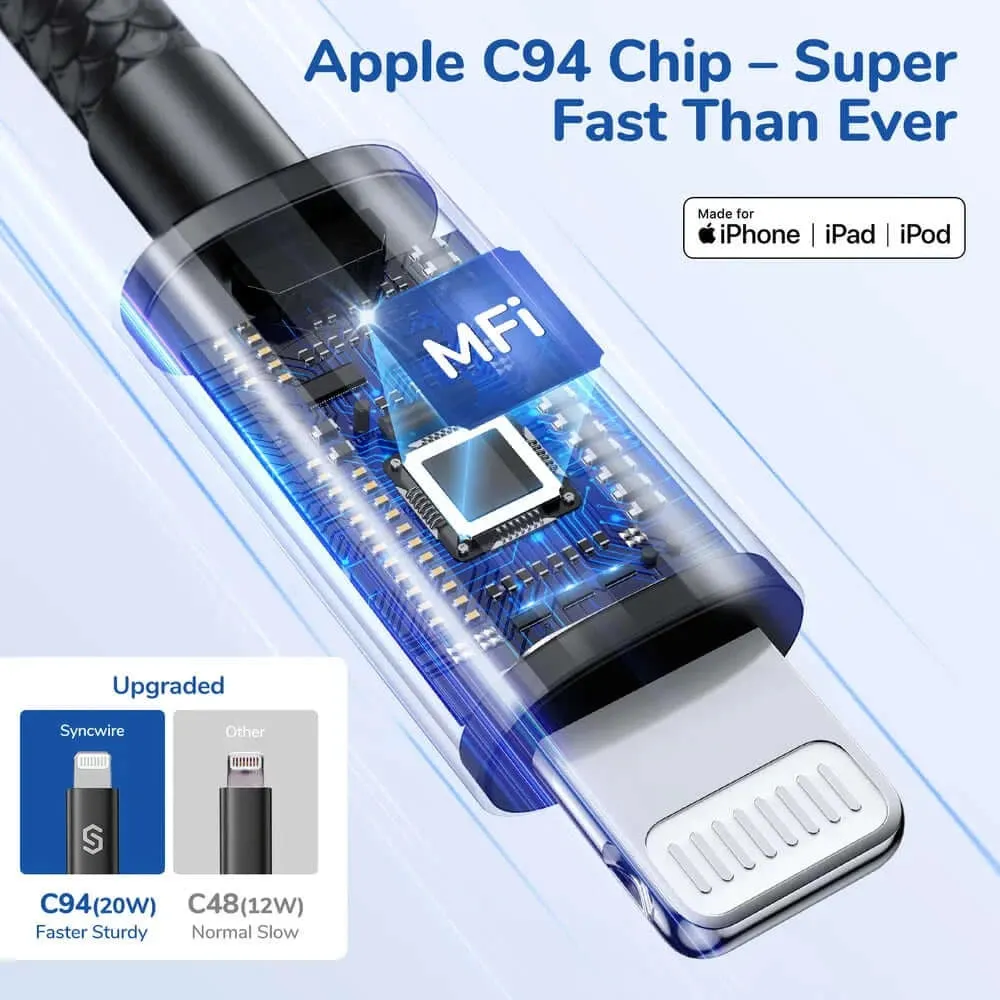 32W Car Cigarette Lighter Phone Charger (Apple MFi Certified)