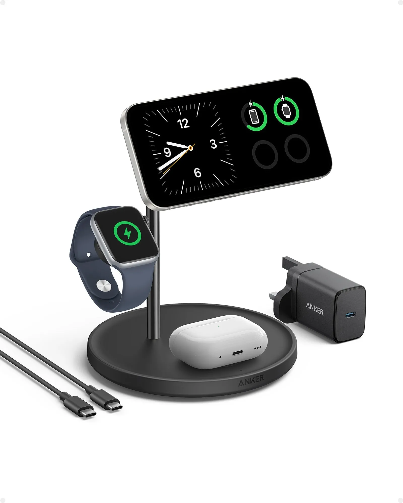 Anker MagGo Wireless Charging Station (3-in-1 Stand)