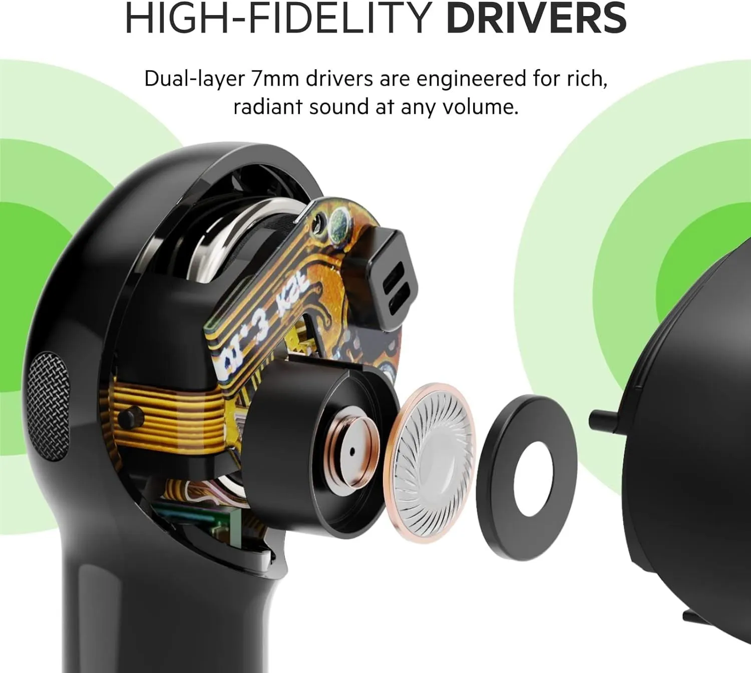 Belkin Soundform Freedom True Wireless Earbuds Black - AUC002glBK