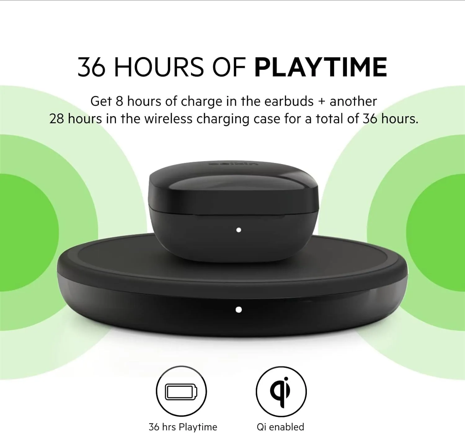 Belkin Soundform Freedom True Wireless Earbuds Black - AUC002glBK