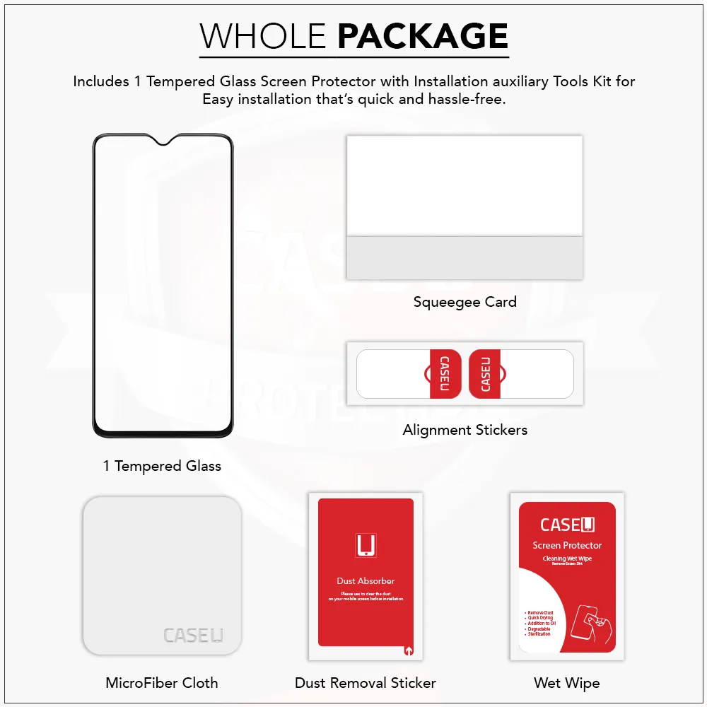 Black Shield Premium OnePlus 7t Tempered Glass