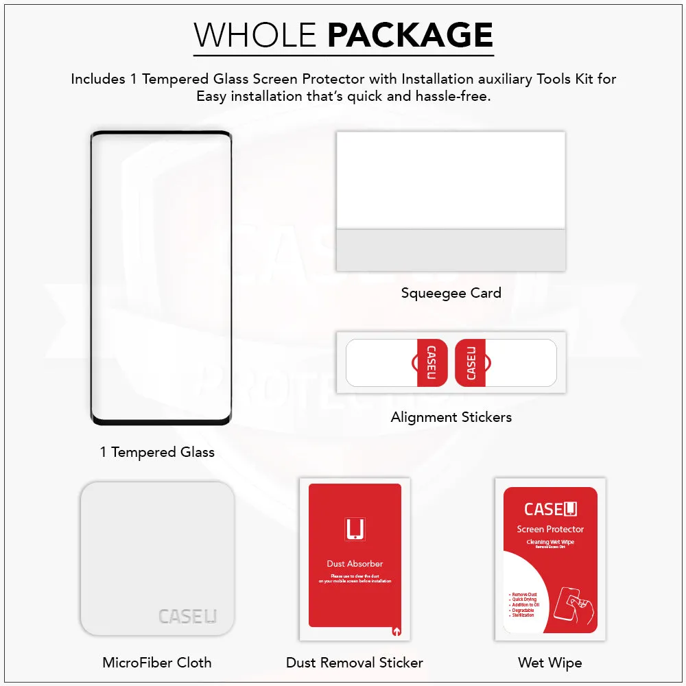 Black Shield Premium Tempered Glass - OnePlus 9 Pro