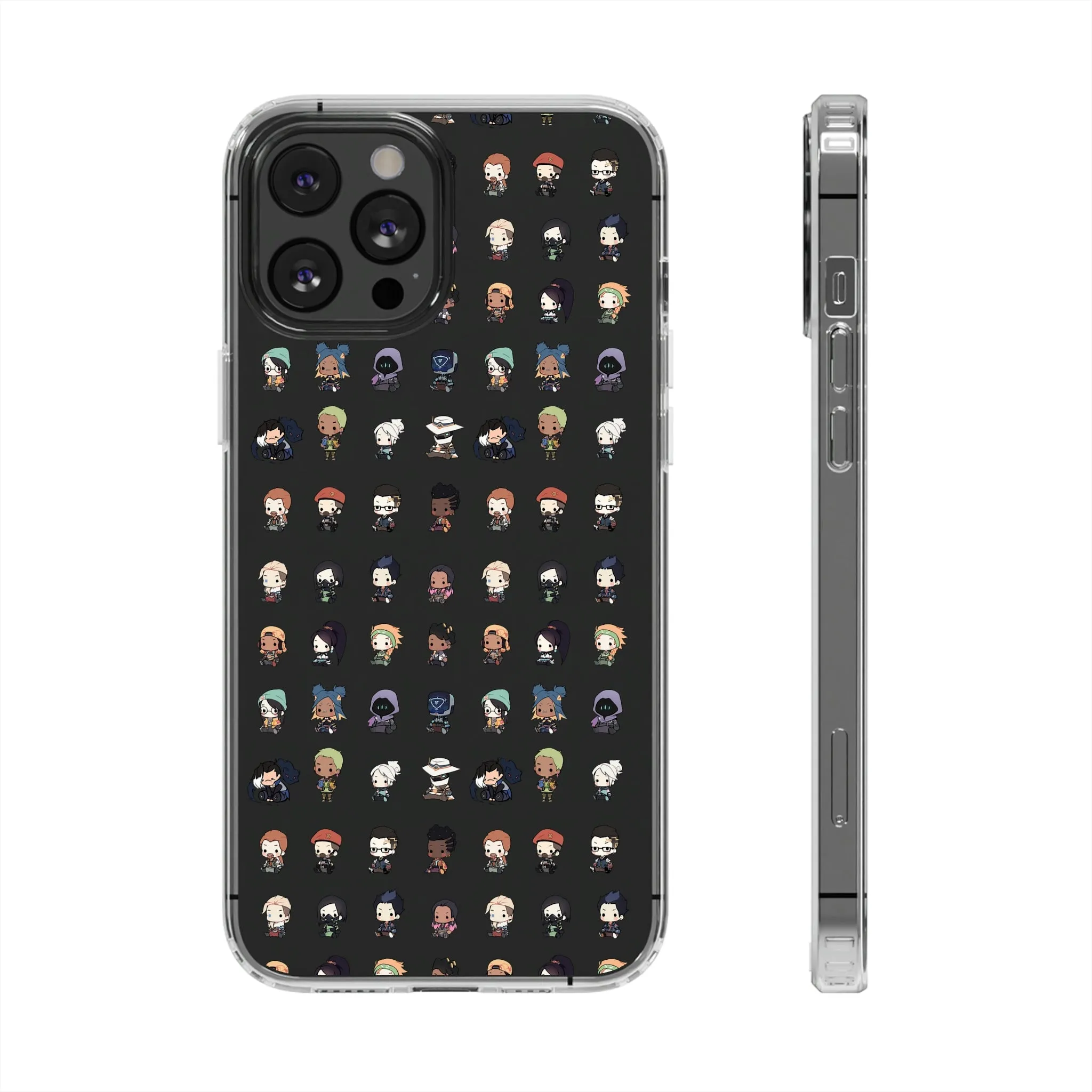 Cute Valorant Agents Phone Cases Clear Matte Shiny Cases iPhone Samsung