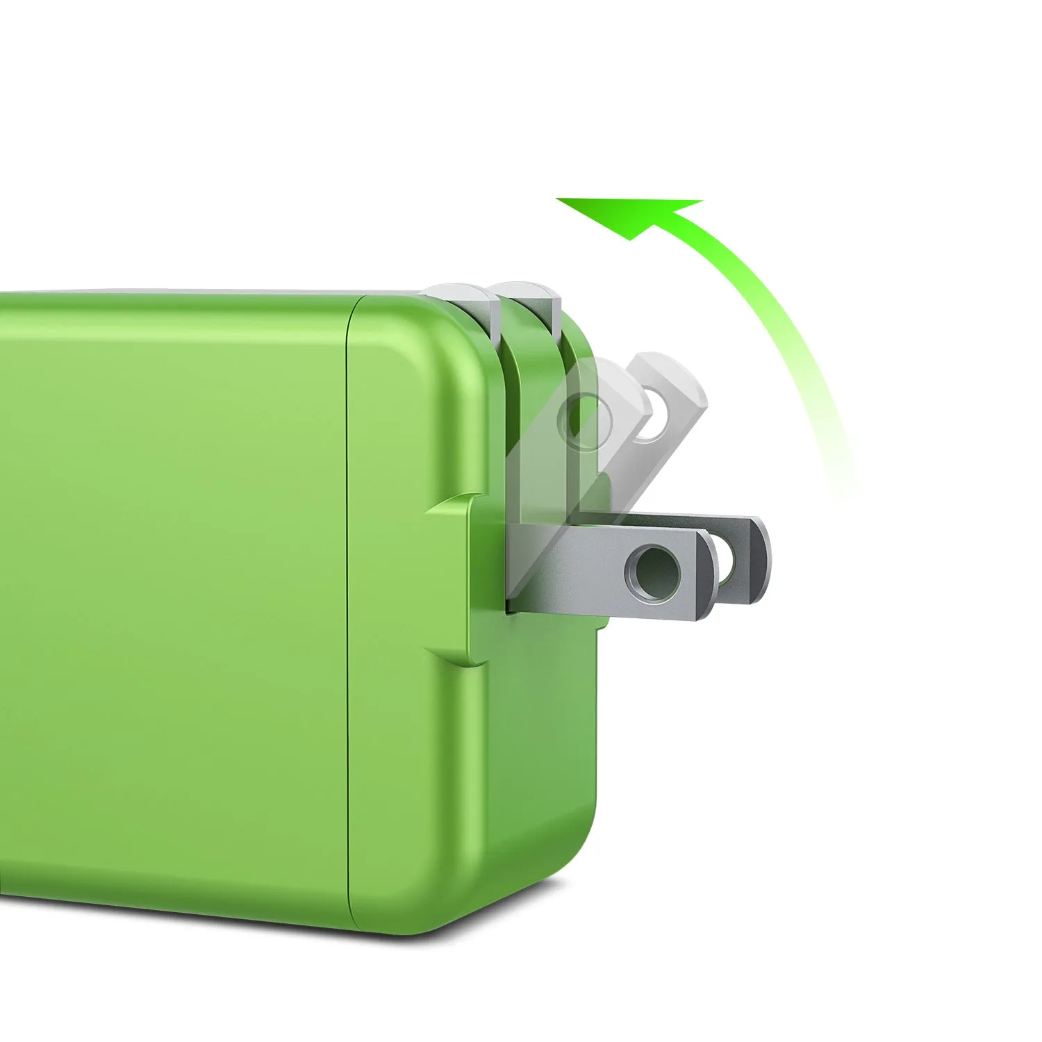 Fast Charger for iPhone 15/Pro/Max/Plus, iPad Air, iPad Pro, Mini 6 (USB-C) Green