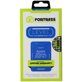 Fortress LEVEL Flat Tempered Glass for Apple iPhone 13 Pro Max