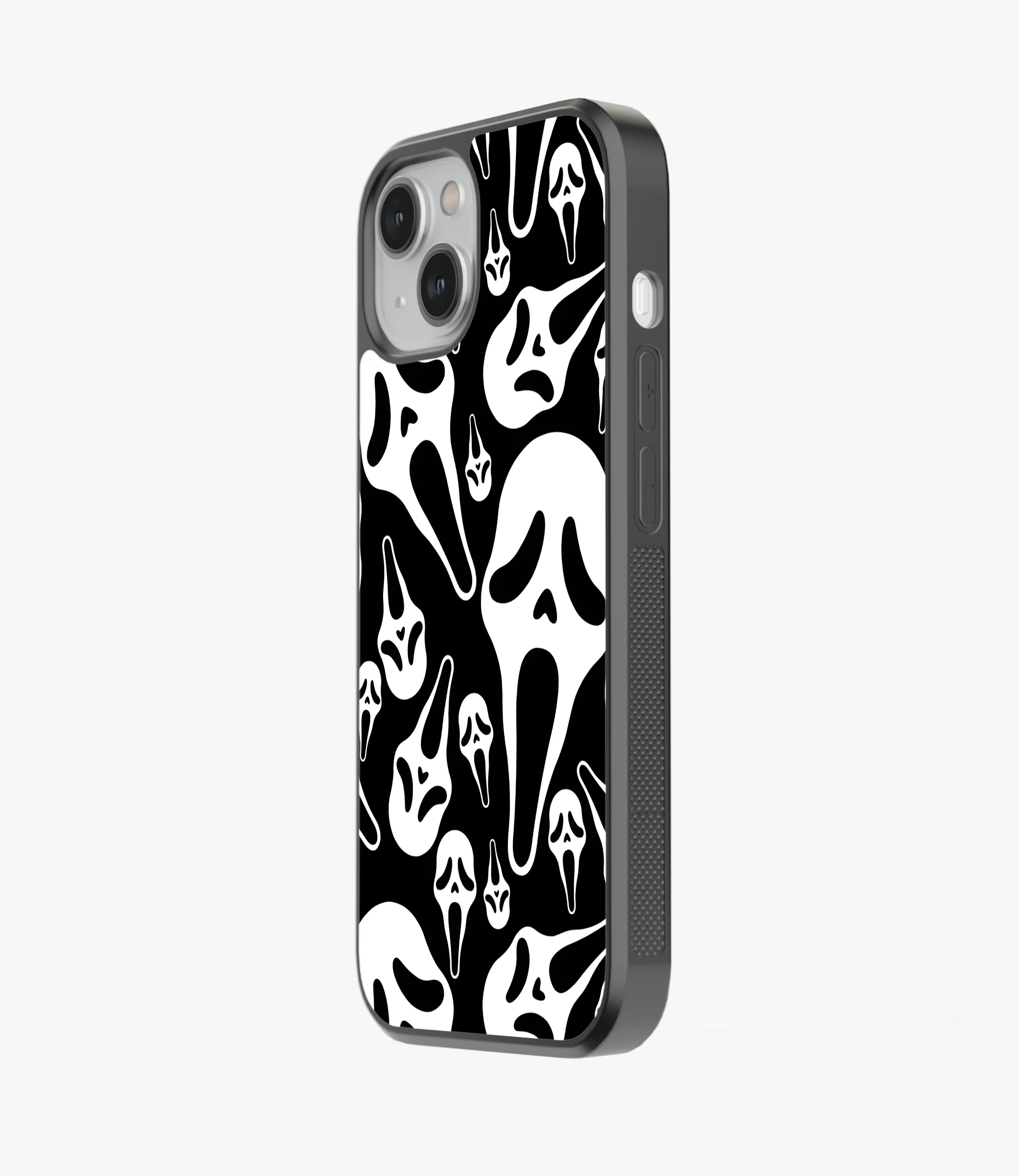 Ghost Face Glass Phone Case