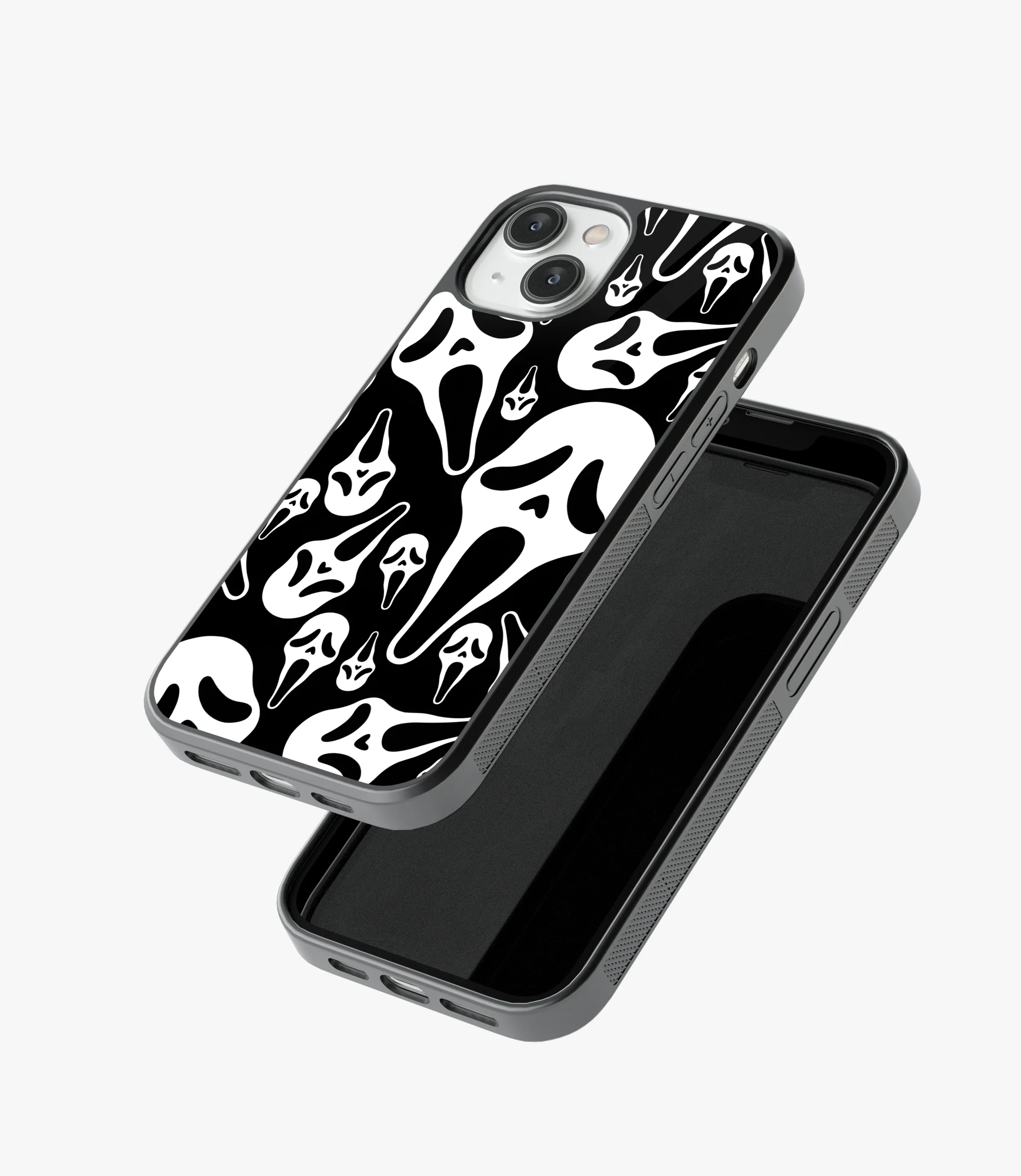 Ghost Face Glass Phone Case