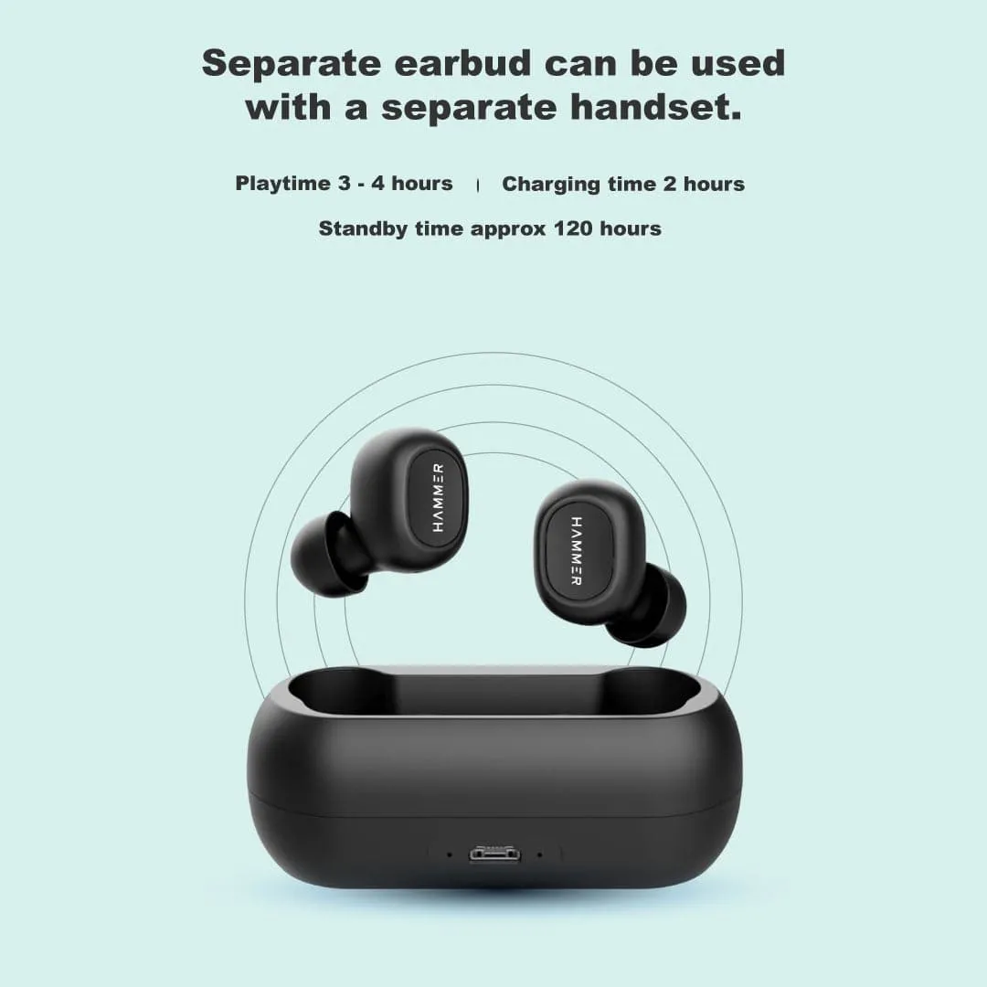 Hammer Solo Bluetooth Truly Wireless Earbuds