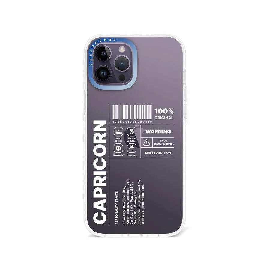 iPhone 12 Pro Max Warning Capricorn Phone Case