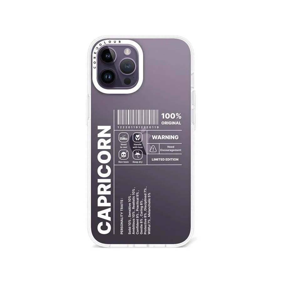 iPhone 12 Pro Max Warning Capricorn Phone Case