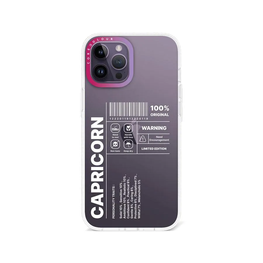 iPhone 12 Pro Max Warning Capricorn Phone Case