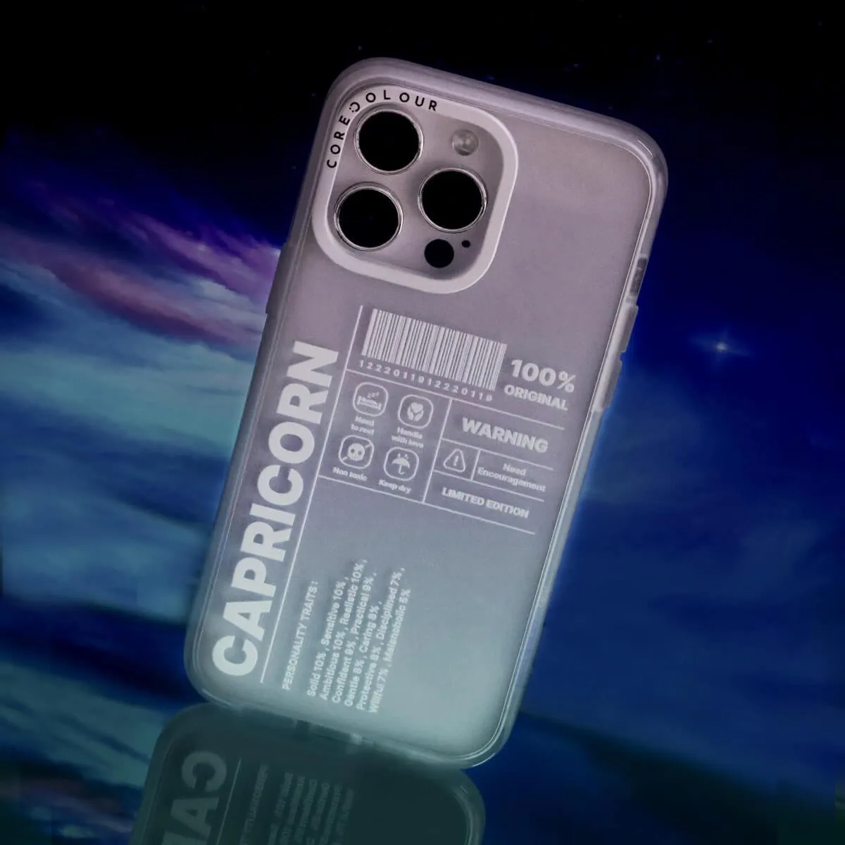 iPhone 12 Pro Max Warning Capricorn Phone Case