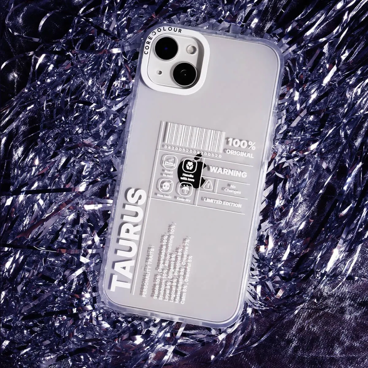 iPhone 12 Pro Max Warning Taurus Phone Case