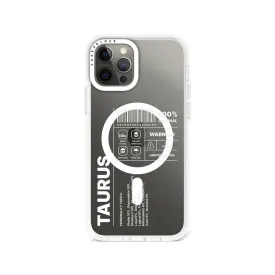 iPhone 12 Pro Warning Taurus Phone Case MagSafe Compatible