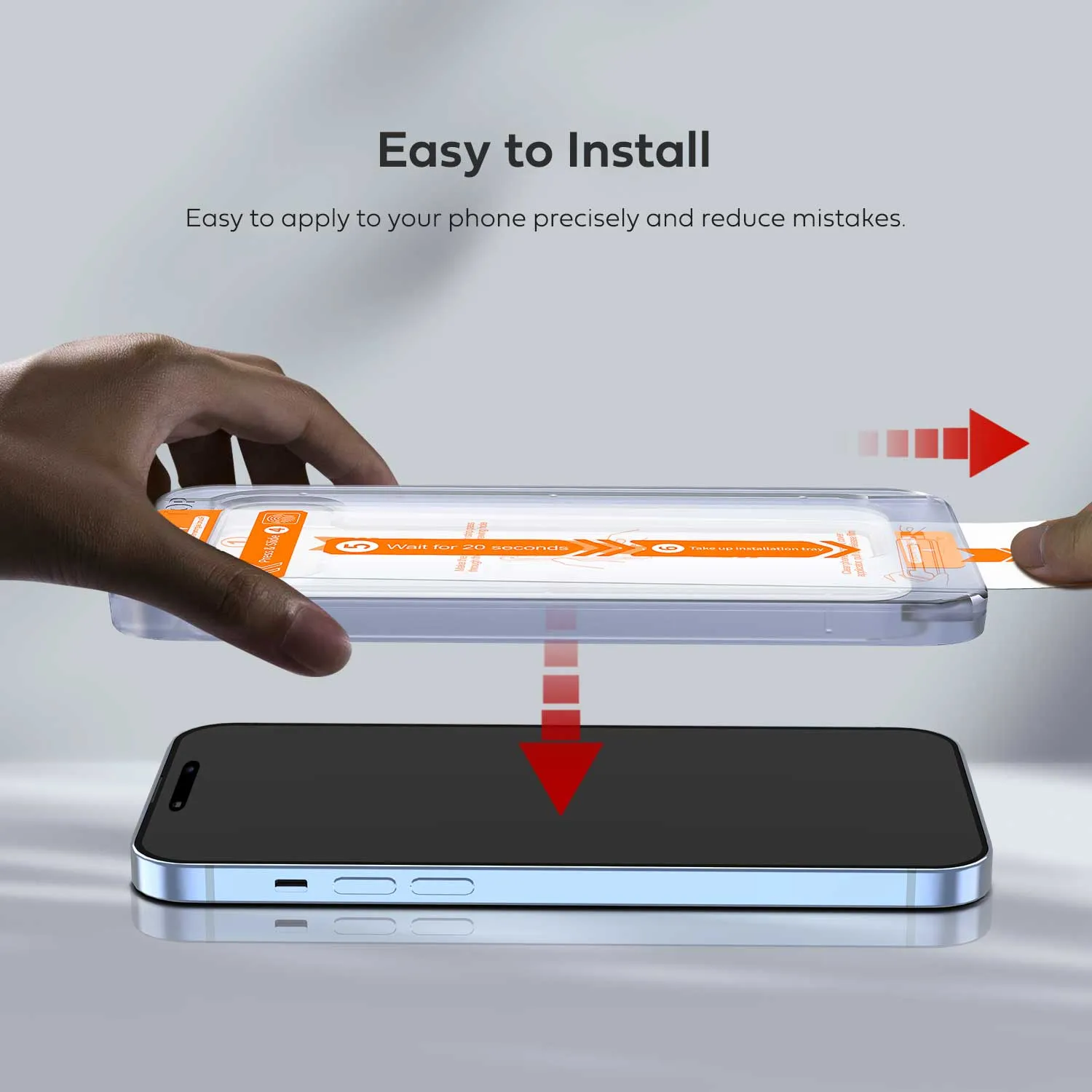 iPhone 14 Pro Tempered Glass Screen Protector 2 Pack w/ Installation Kit