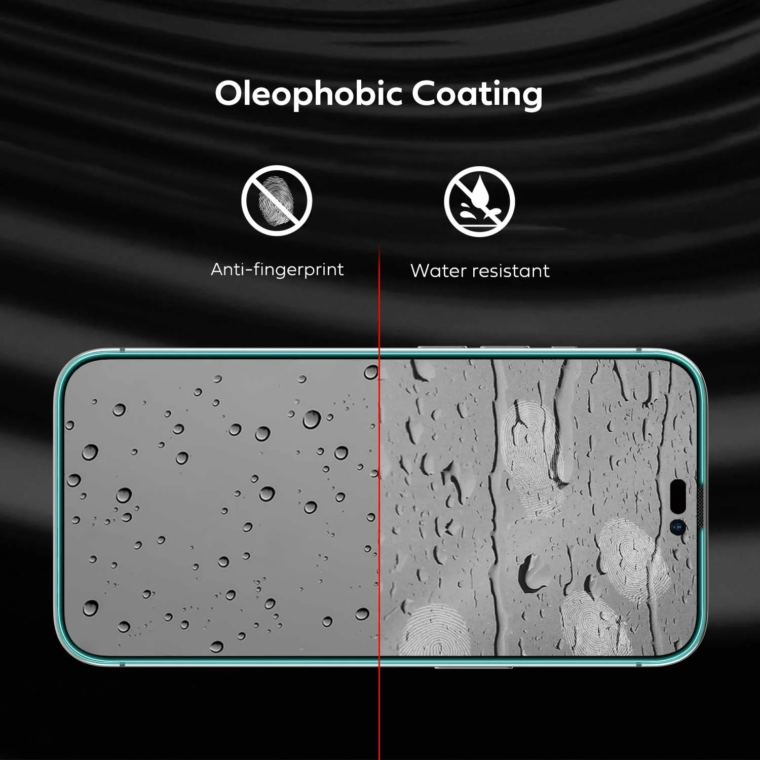 iPhone 14 Pro Tempered Glass Screen Protector 2 Pack w/ Installation Kit