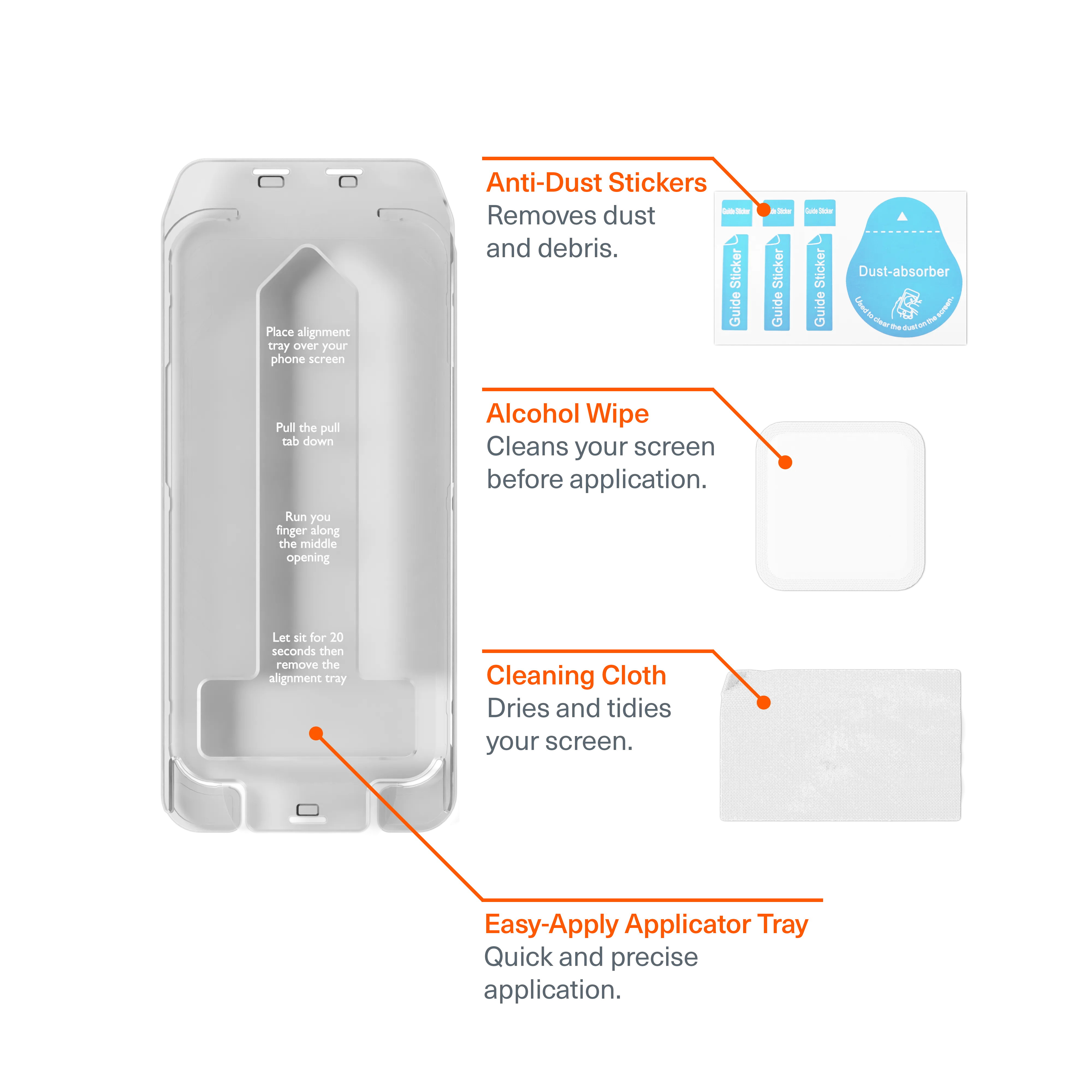iPhone 15 Plus/16 Plus Glare Screen Protector
