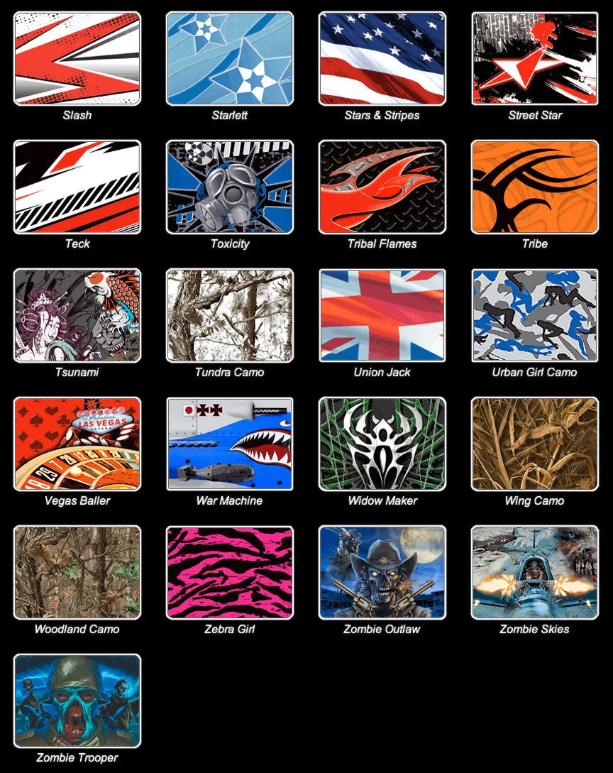 Kawasaki KDX 220 Graphics (1997-2005)