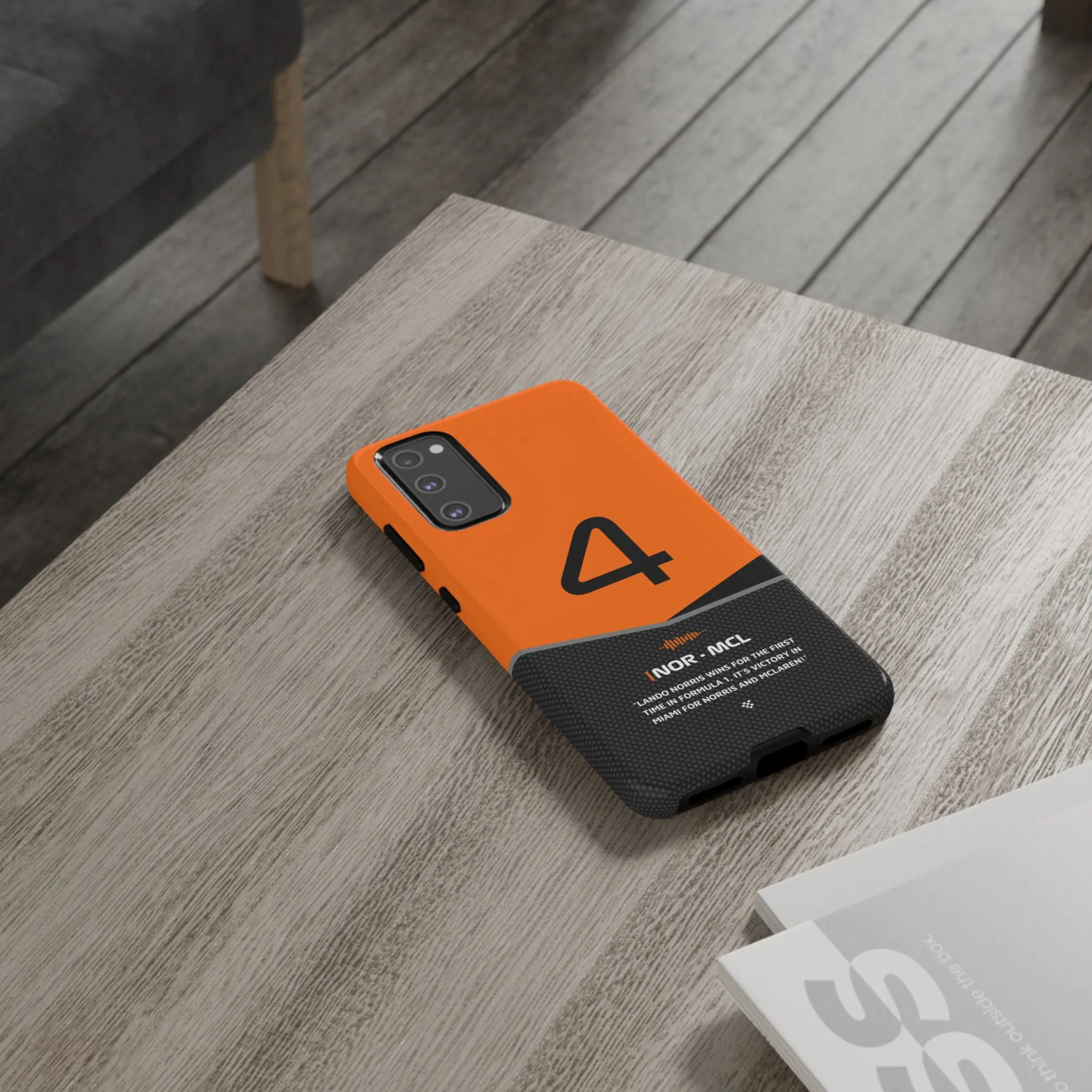 Lando Norris F1 Car Phone Case 2024