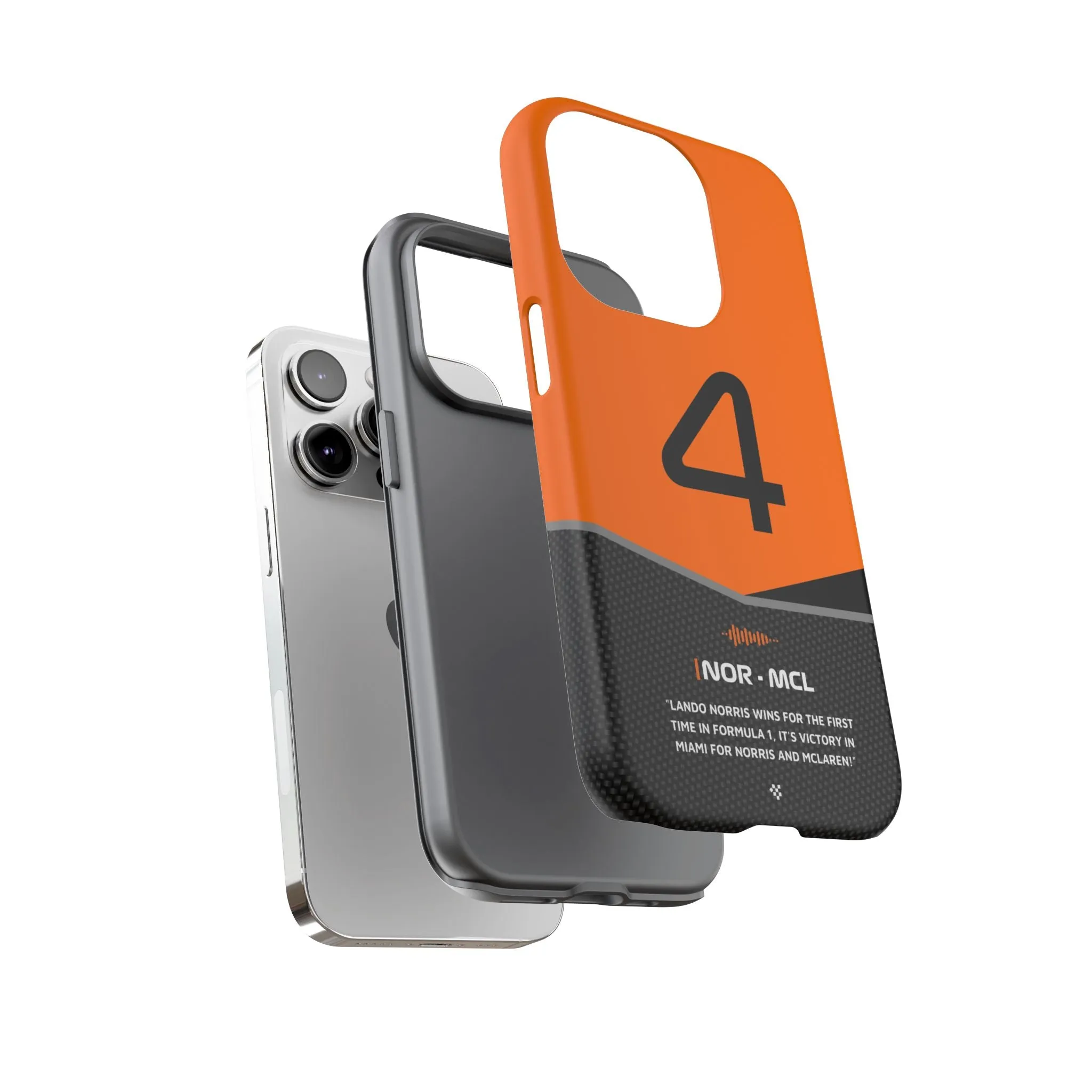 Lando Norris F1 Car Phone Case 2024
