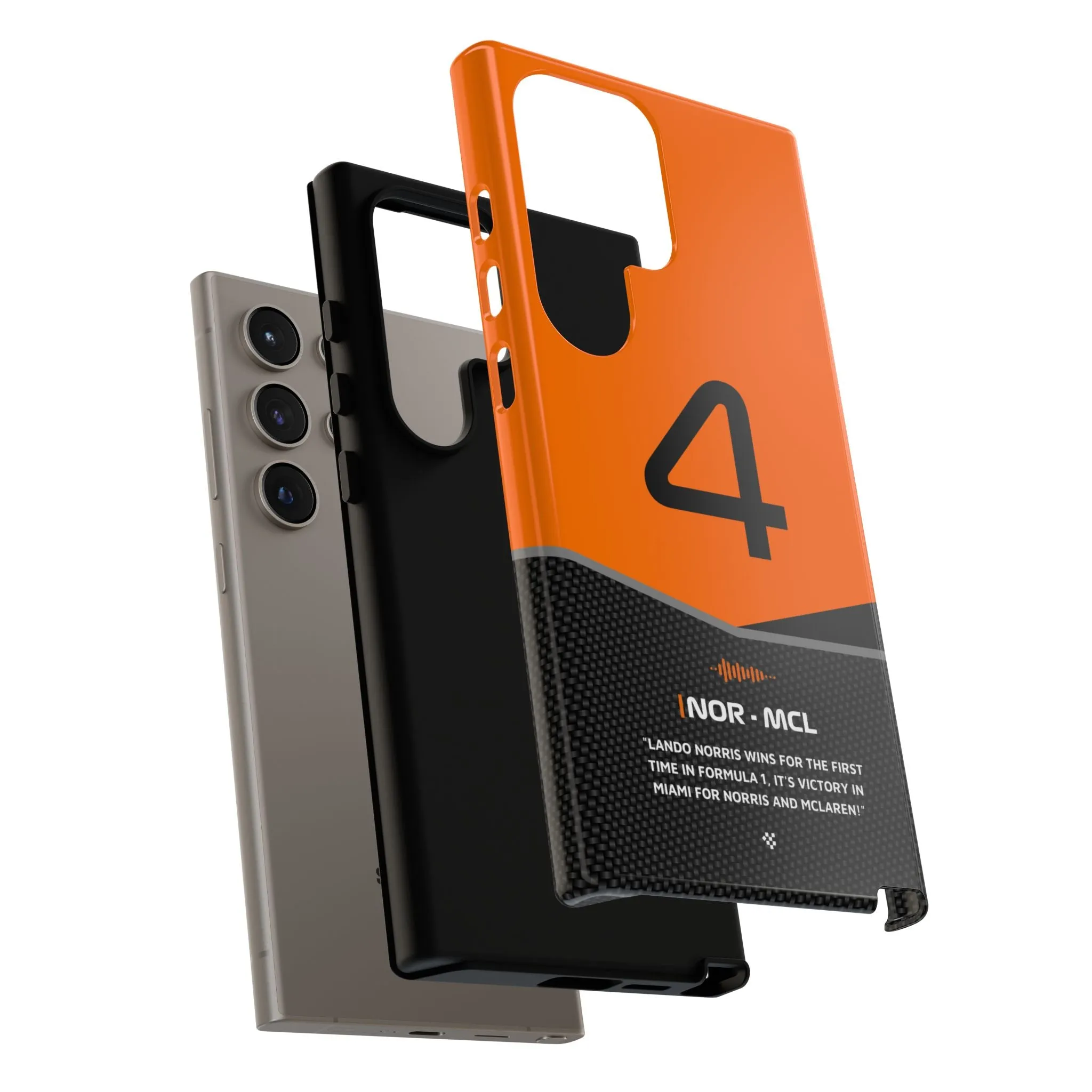 Lando Norris F1 Car Phone Case 2024