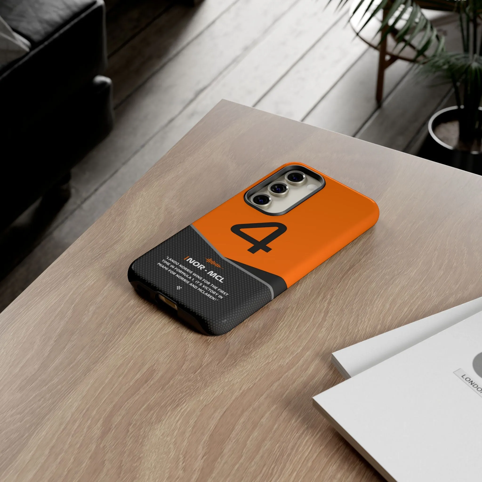 Lando Norris F1 Car Phone Case 2024