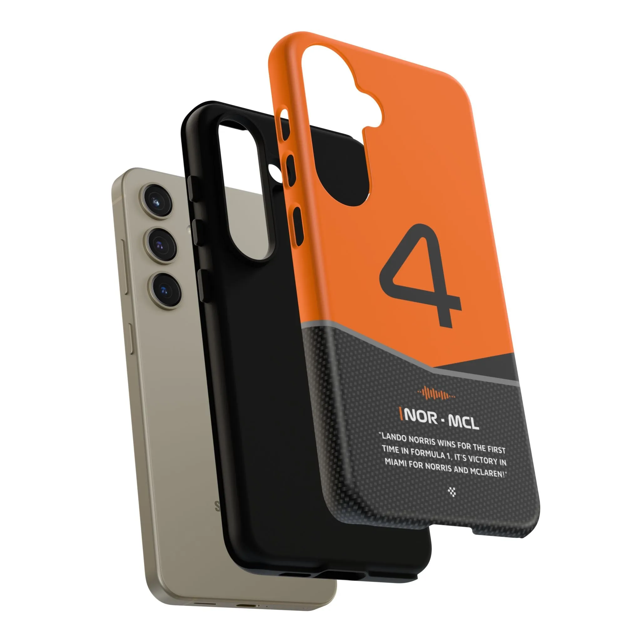 Lando Norris F1 Car Phone Case 2024