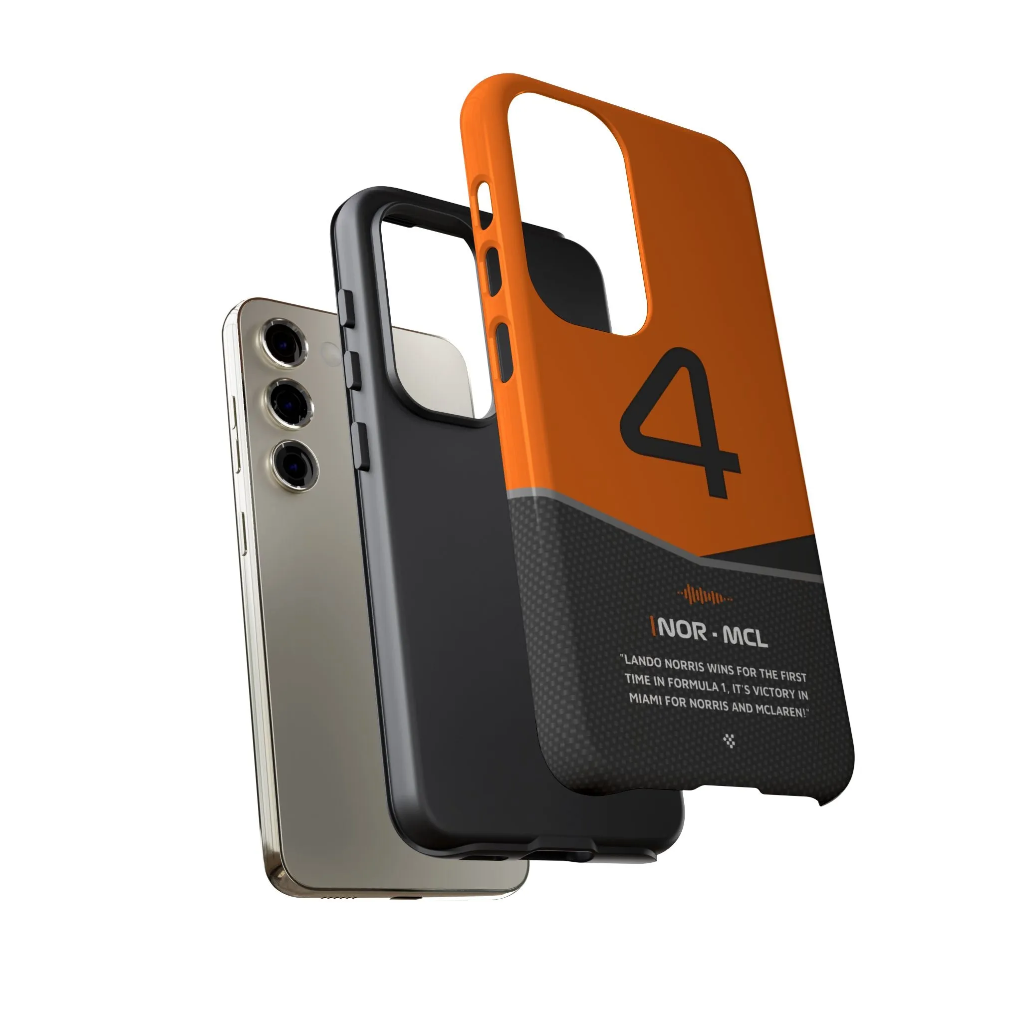 Lando Norris F1 Car Phone Case 2024