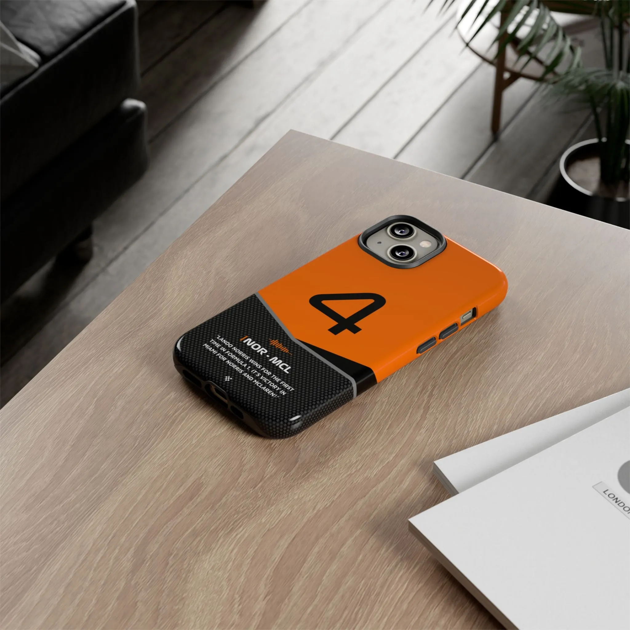Lando Norris F1 Car Phone Case 2024