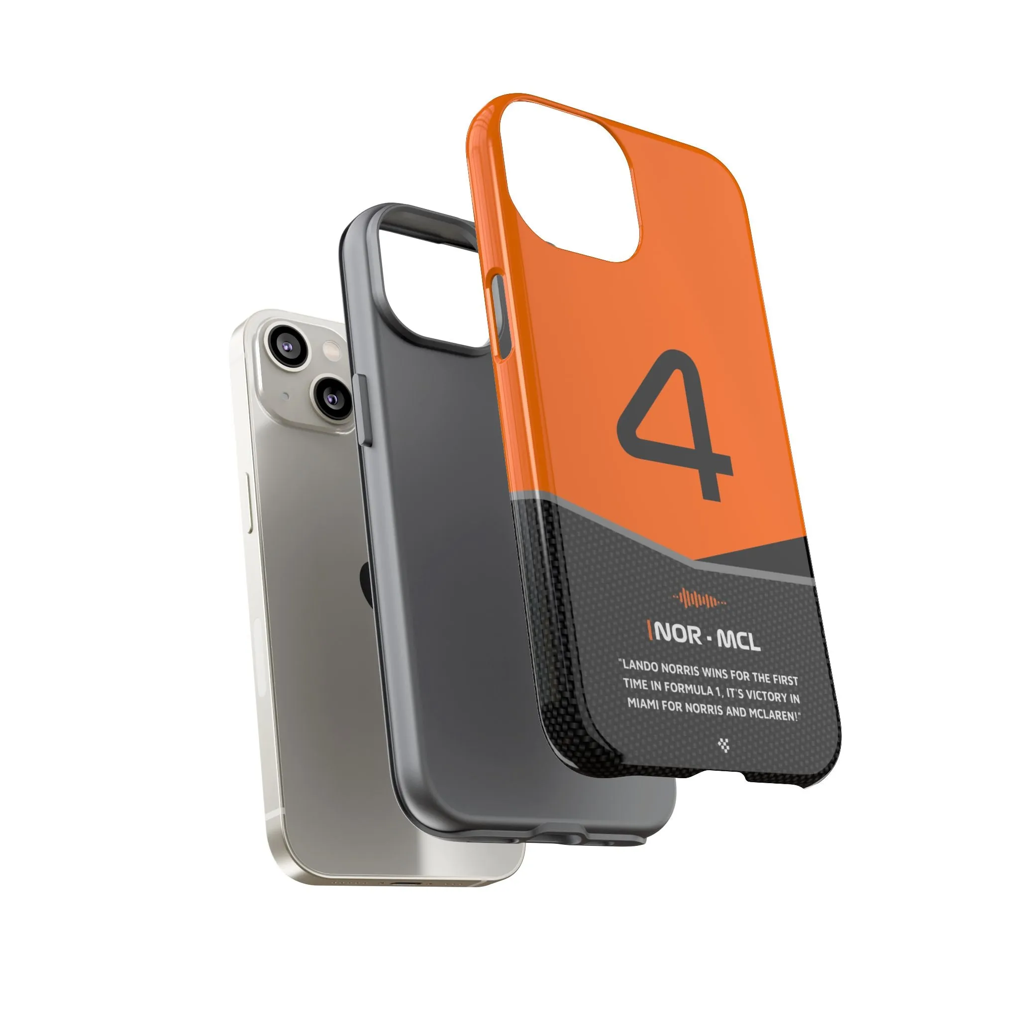 Lando Norris F1 Car Phone Case 2024