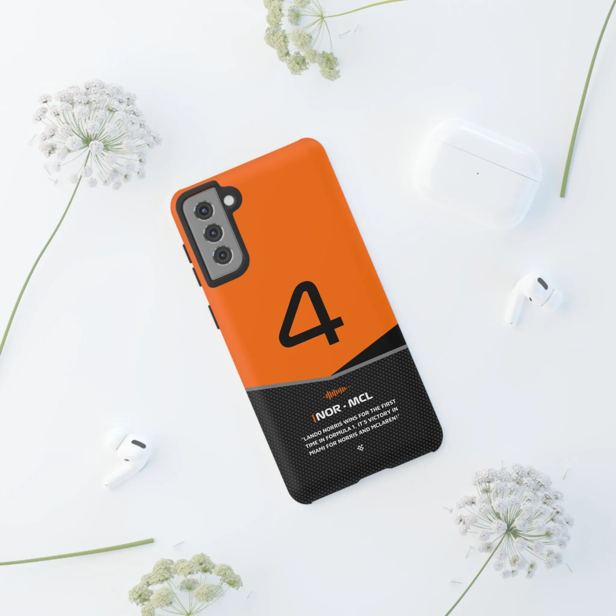 Lando Norris F1 Car Phone Case 2024