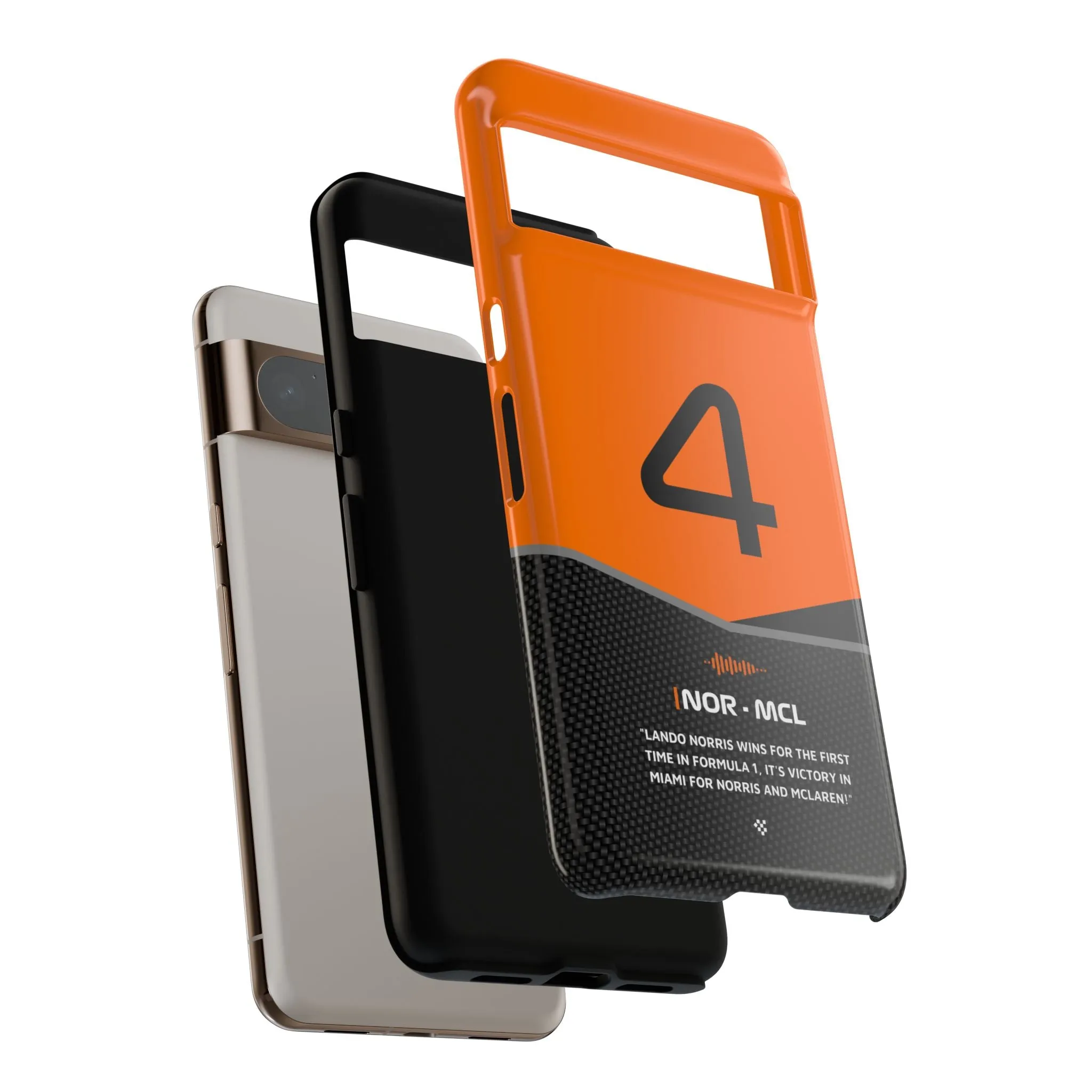 Lando Norris F1 Car Phone Case 2024