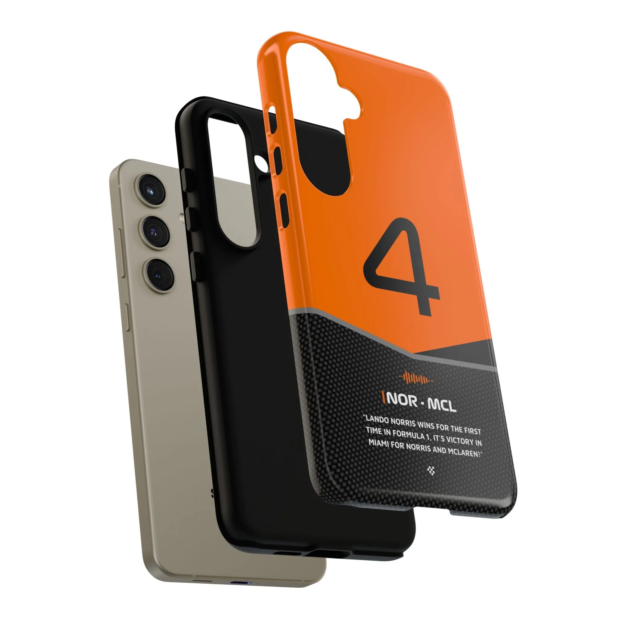Lando Norris F1 Car Phone Case 2024