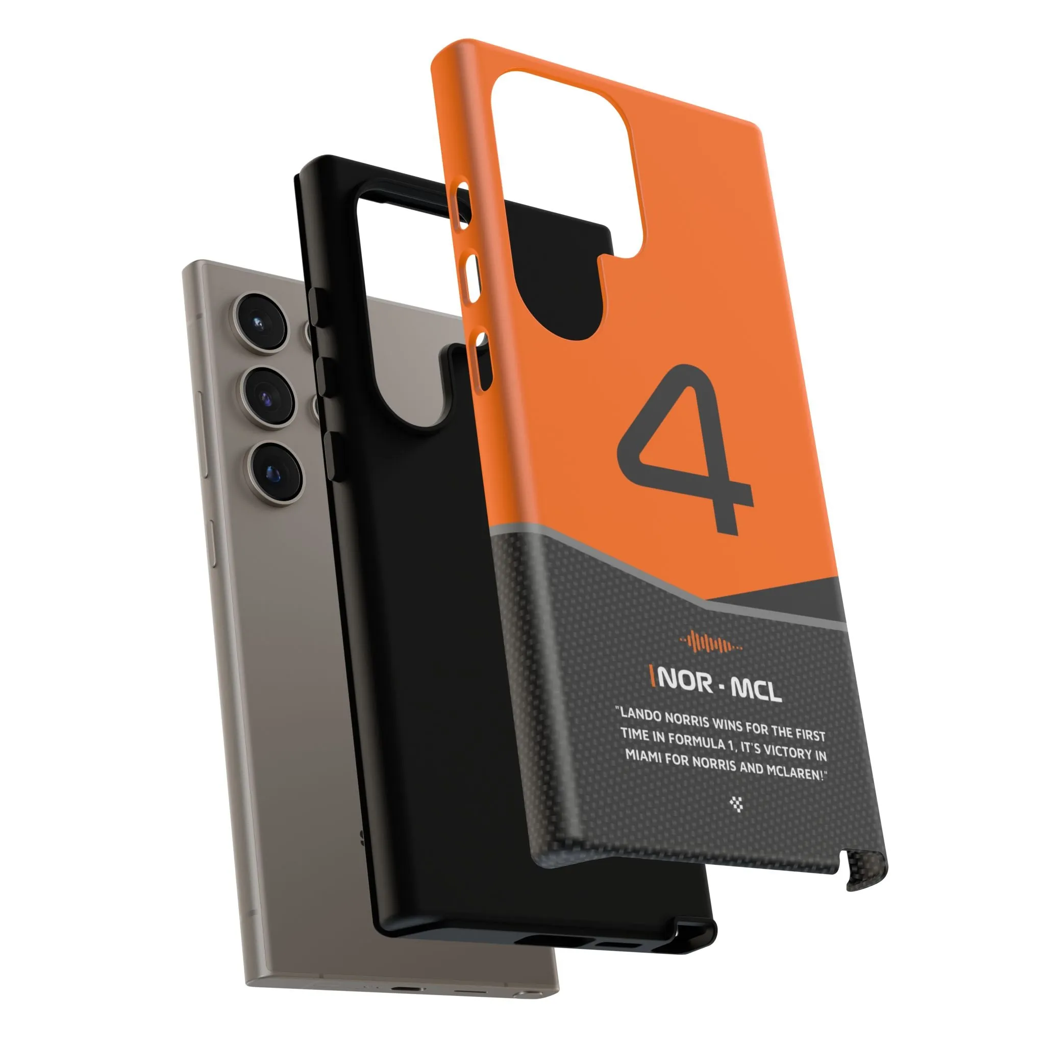 Lando Norris F1 Car Phone Case 2024