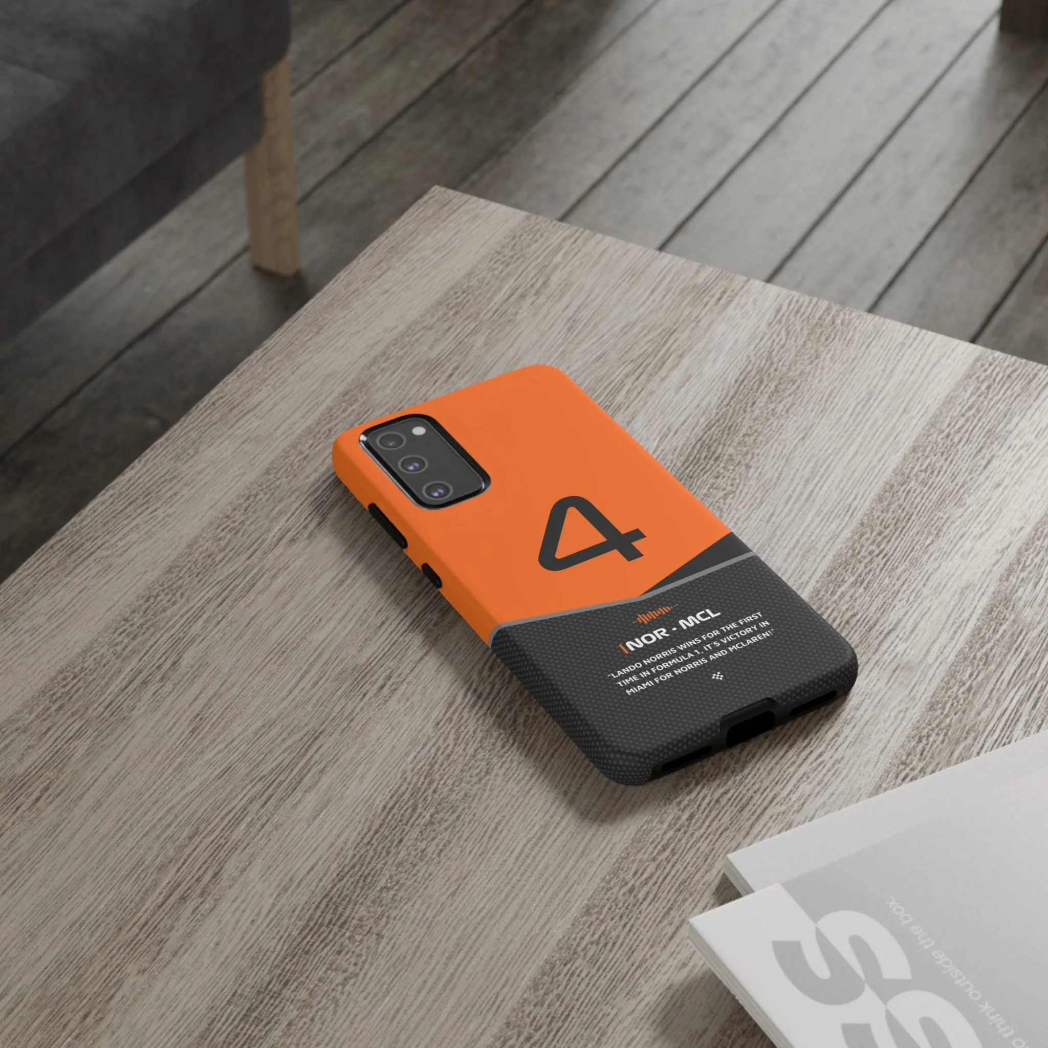Lando Norris F1 Car Phone Case 2024