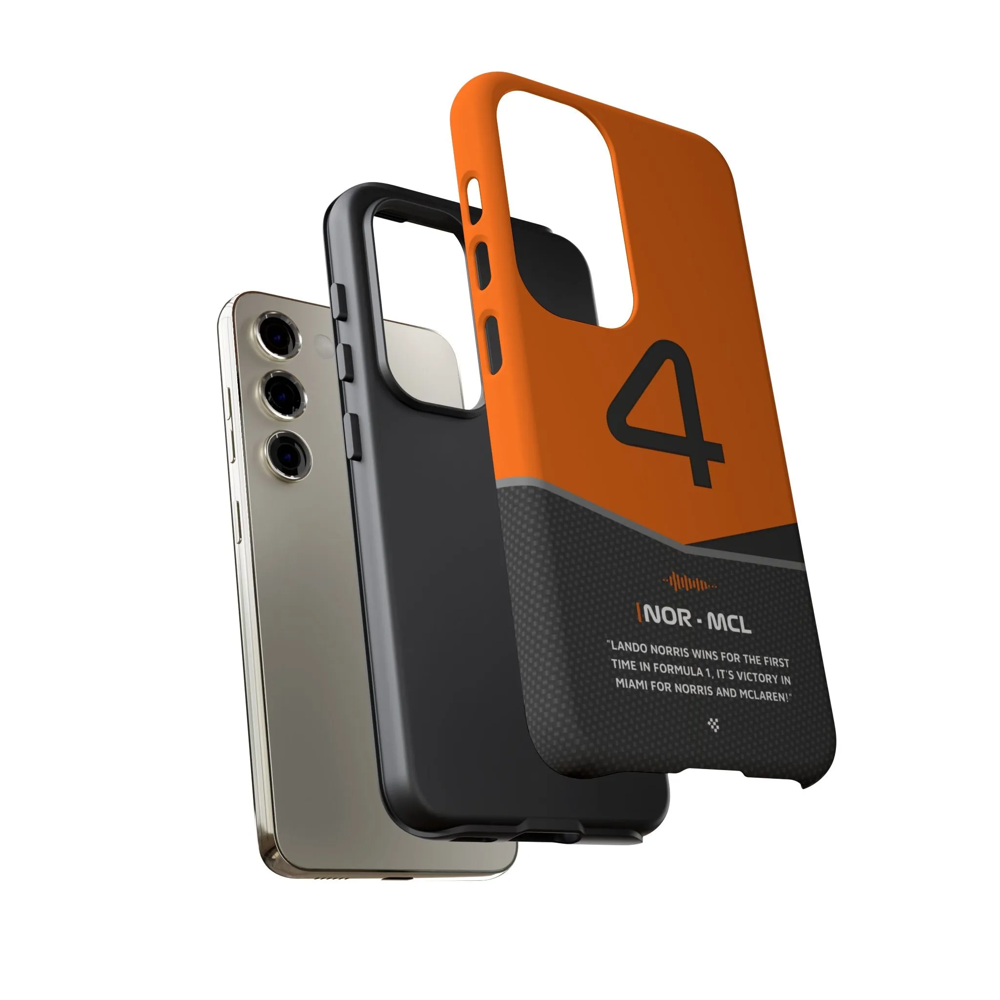 Lando Norris F1 Car Phone Case 2024