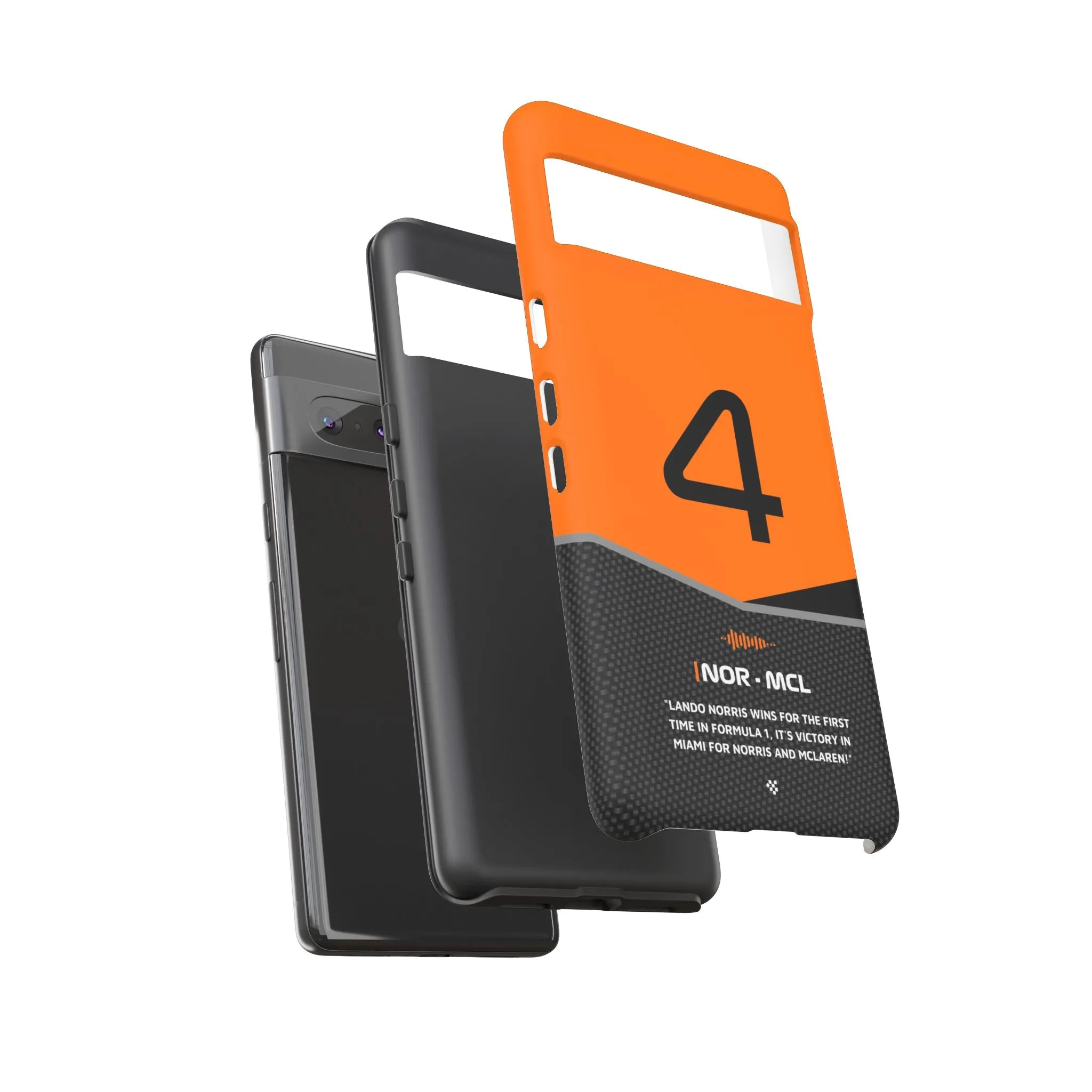 Lando Norris F1 Car Phone Case 2024