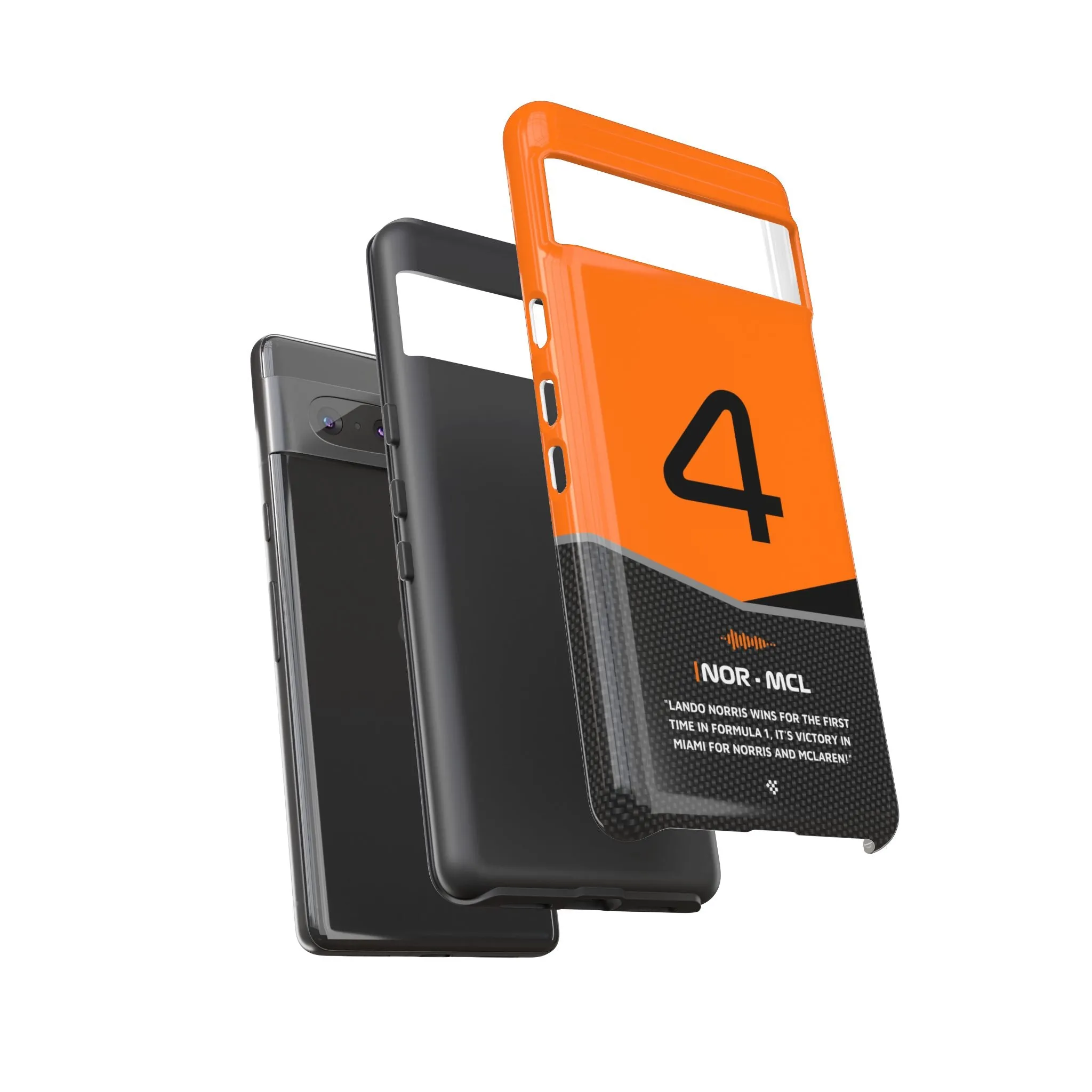 Lando Norris F1 Car Phone Case 2024