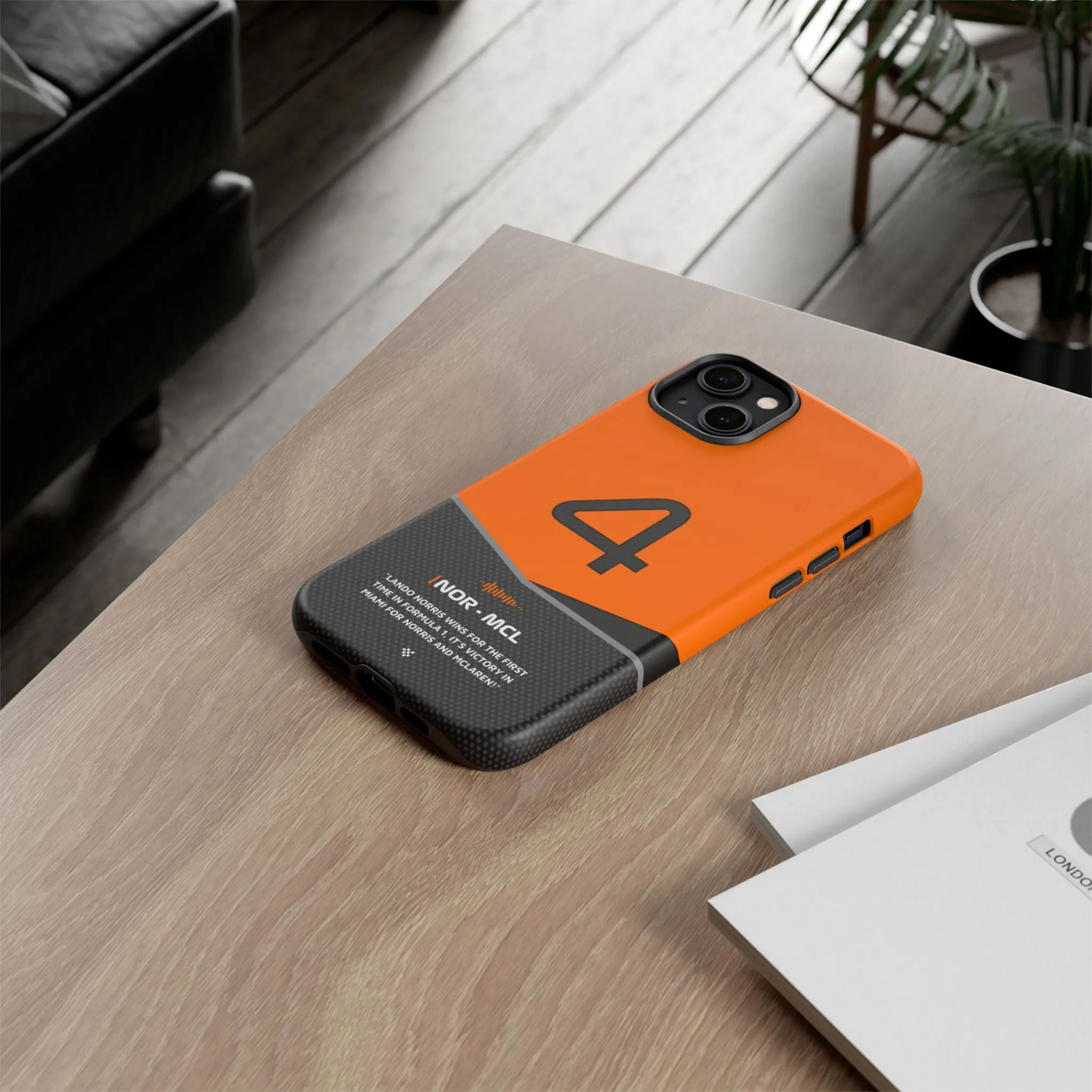 Lando Norris F1 Car Phone Case 2024