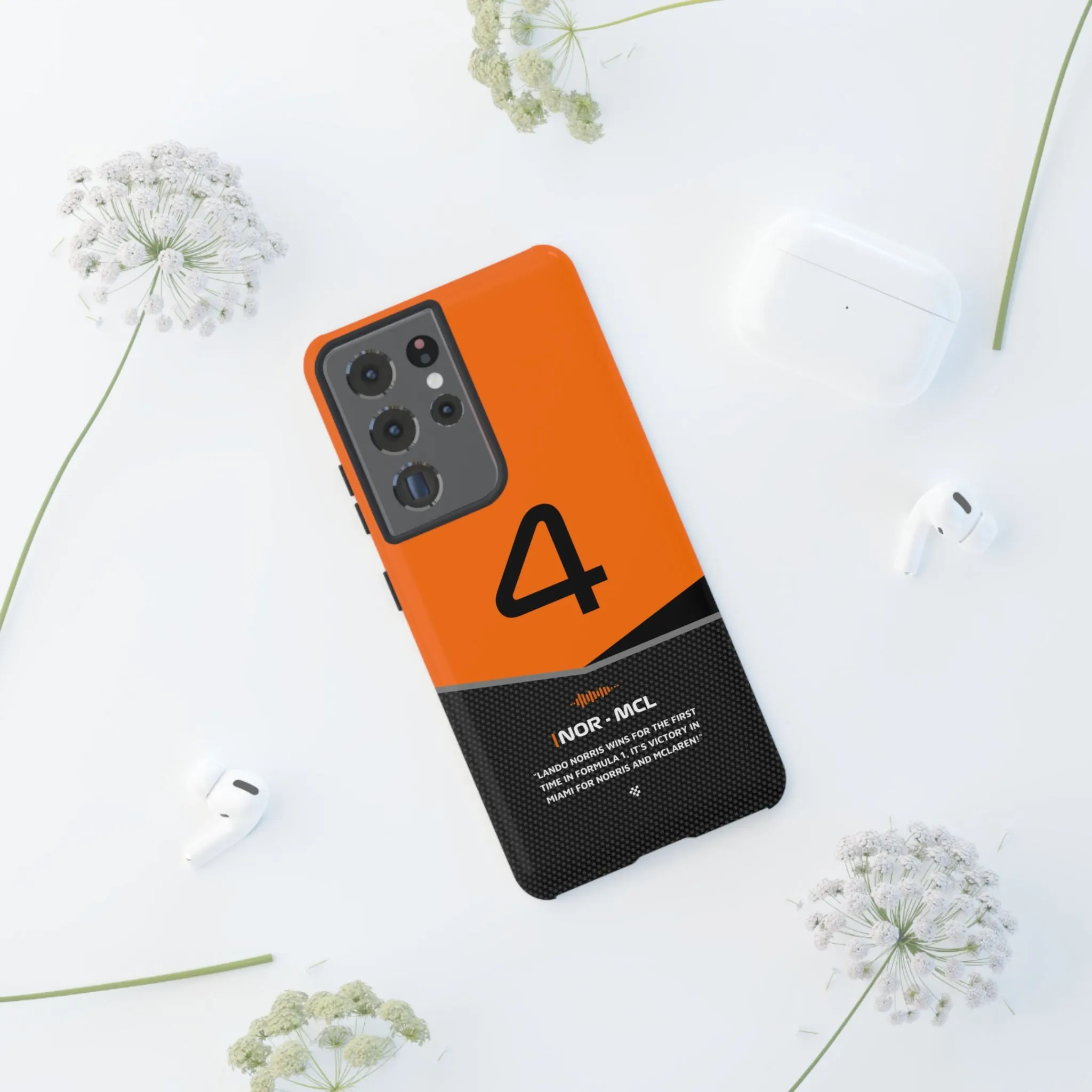 Lando Norris F1 Car Phone Case 2024