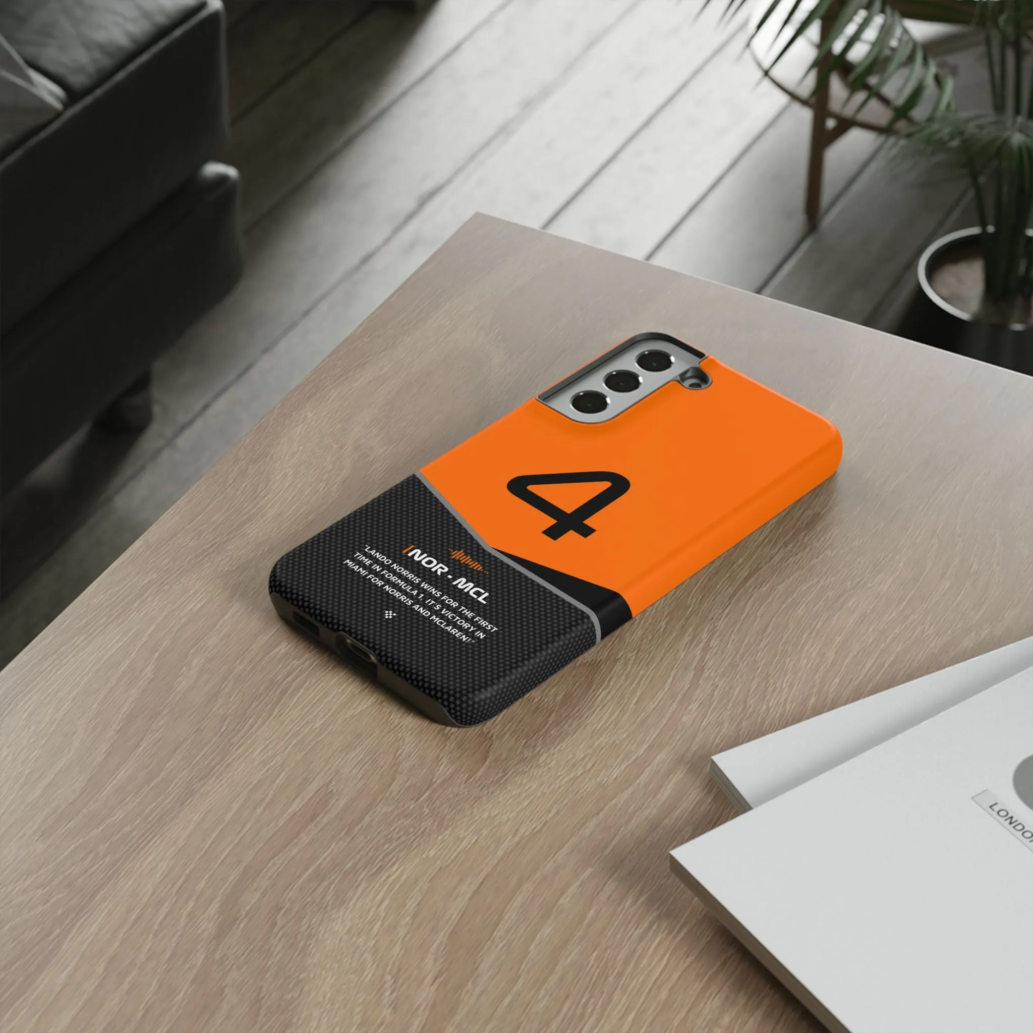 Lando Norris F1 Car Phone Case 2024