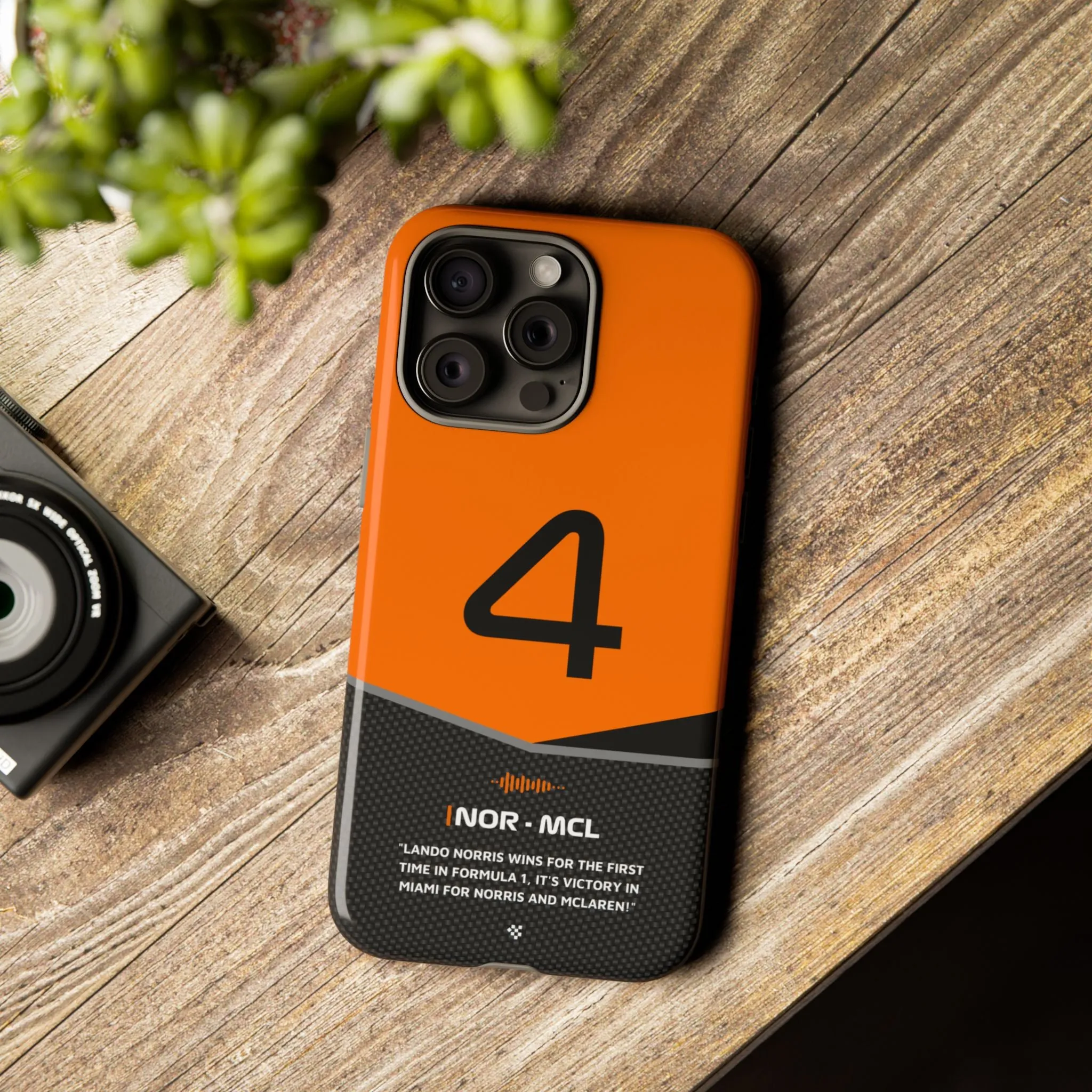 Lando Norris F1 Car Phone Case 2024