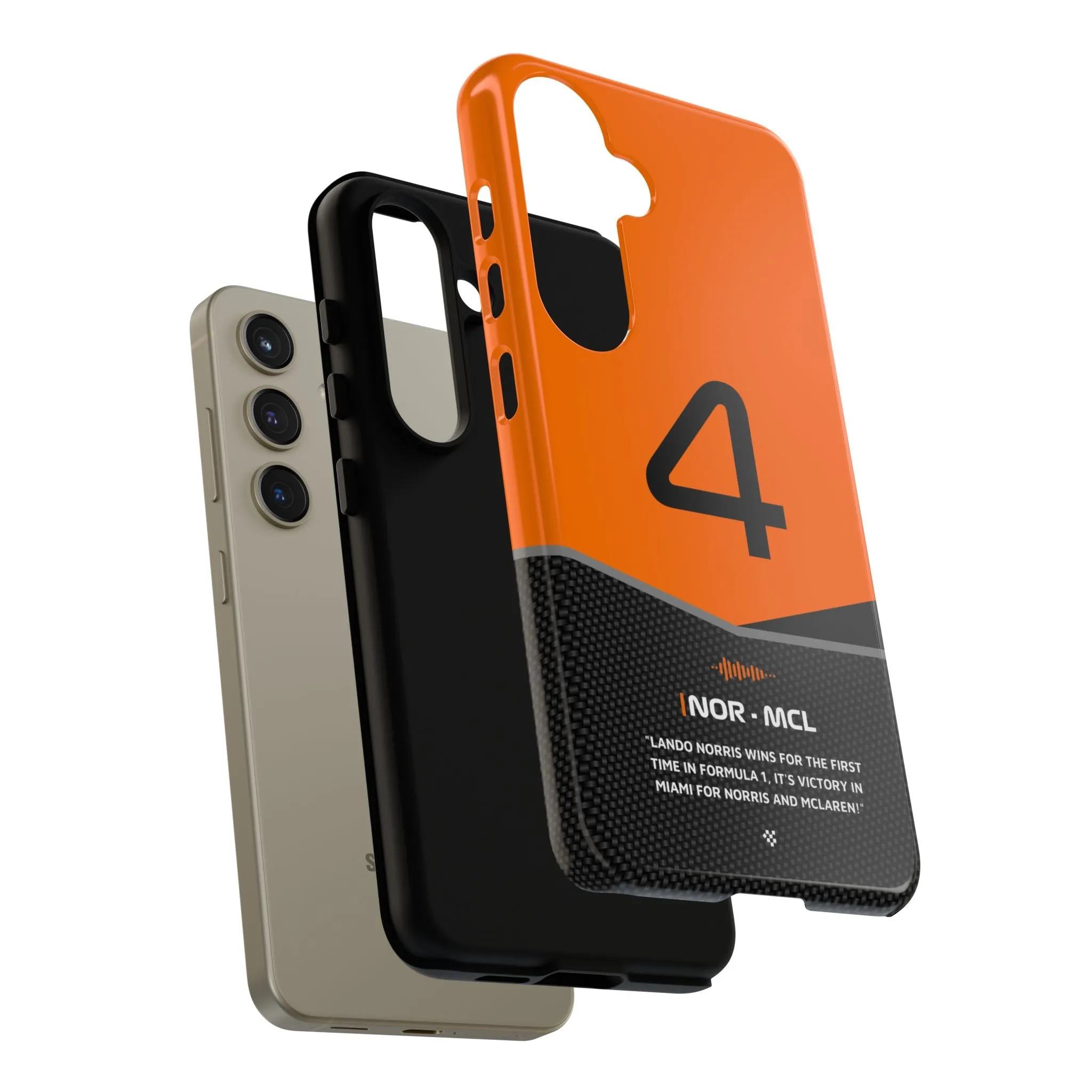 Lando Norris F1 Car Phone Case 2024