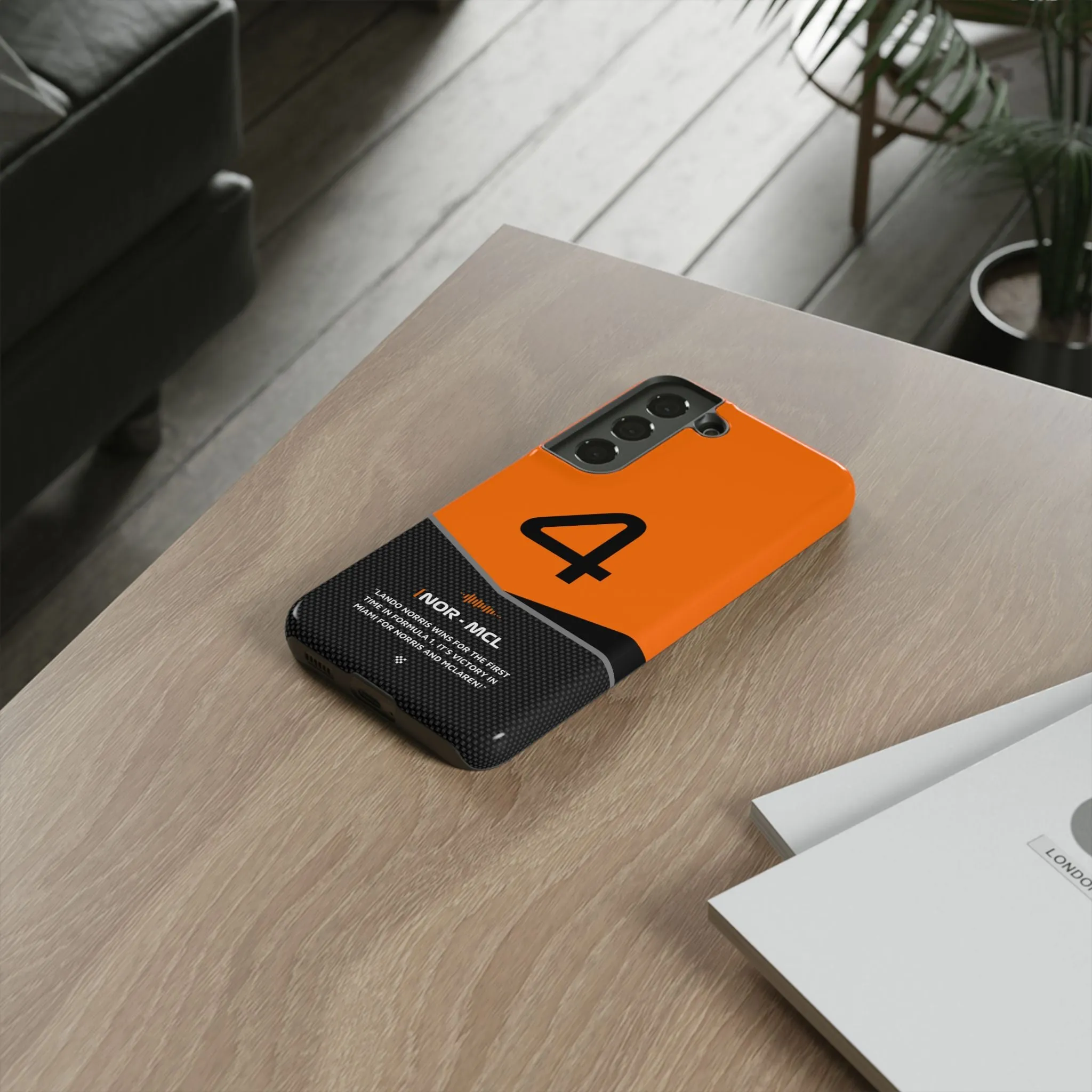 Lando Norris F1 Car Phone Case 2024