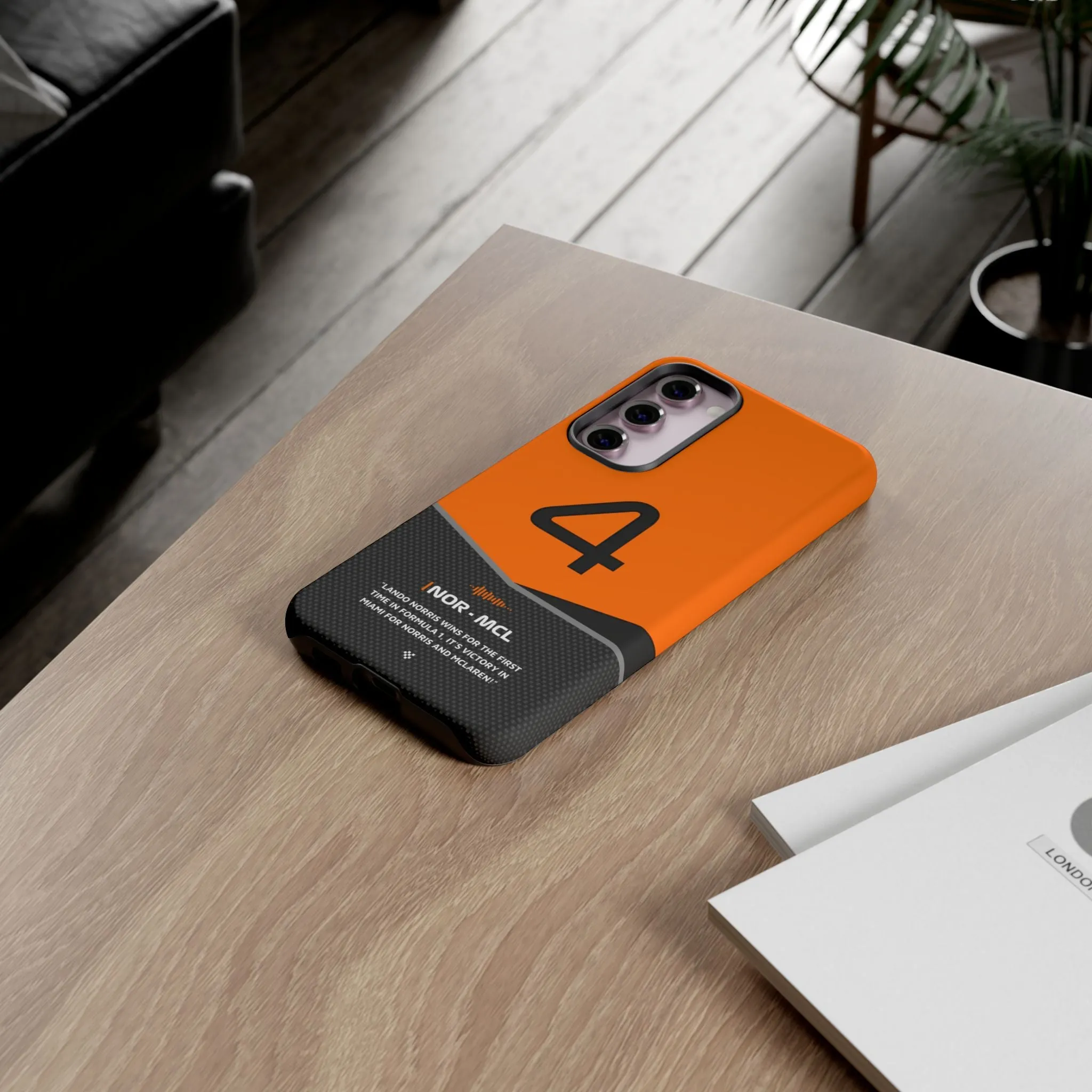 Lando Norris F1 Car Phone Case 2024