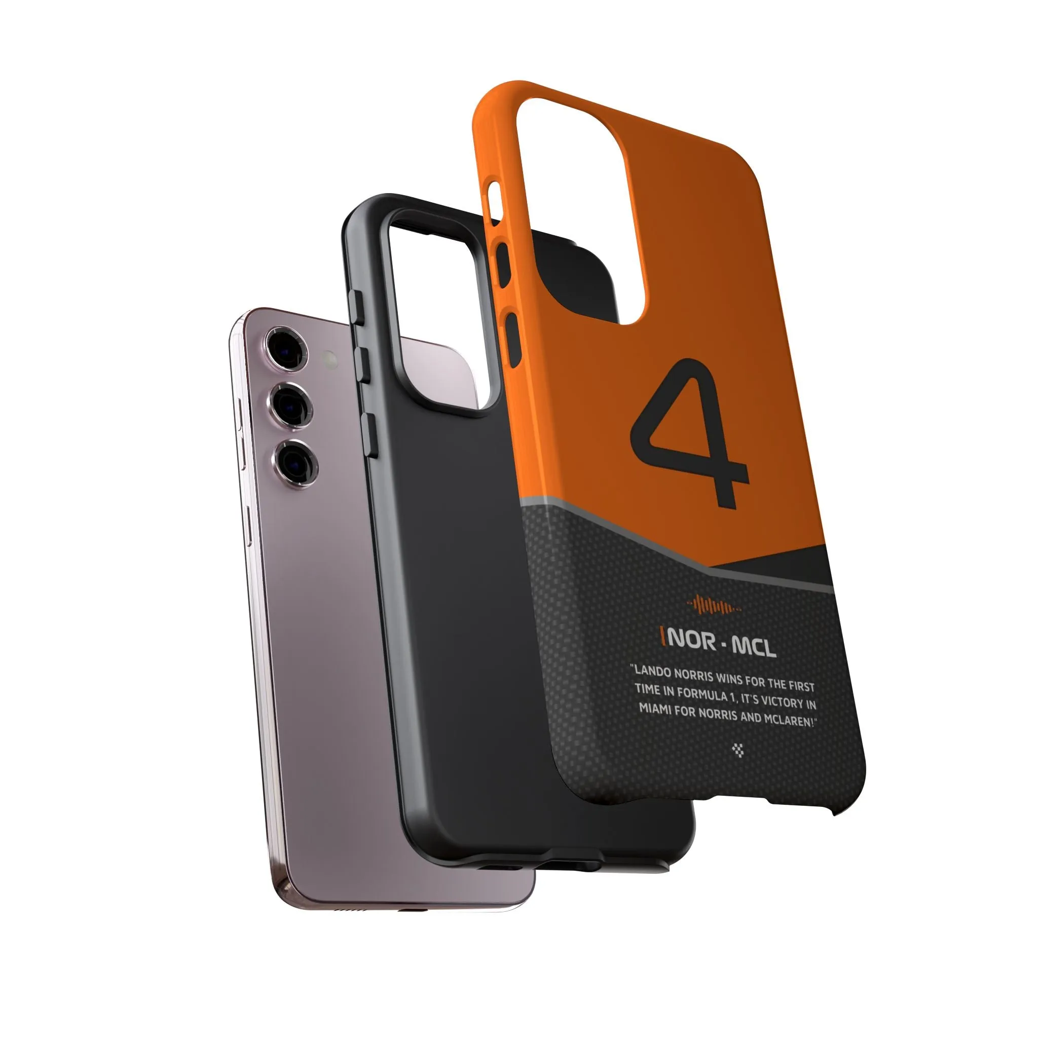 Lando Norris F1 Car Phone Case 2024