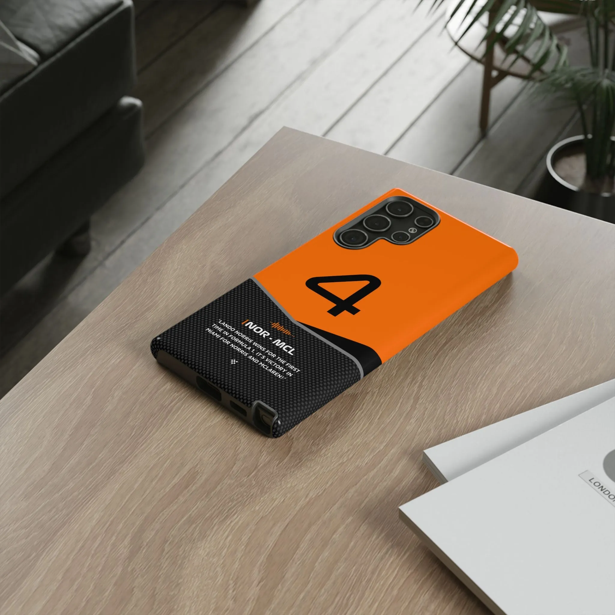Lando Norris F1 Car Phone Case 2024